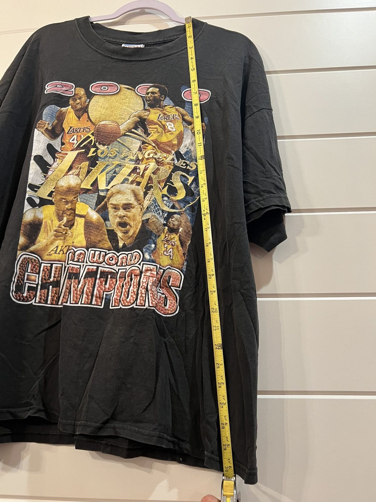 Gildan × NBA Rare 2000 LA Lakers NBA Champions T-Shirt Size US XXL / EU 58 / 5 - 5 Thumbnail