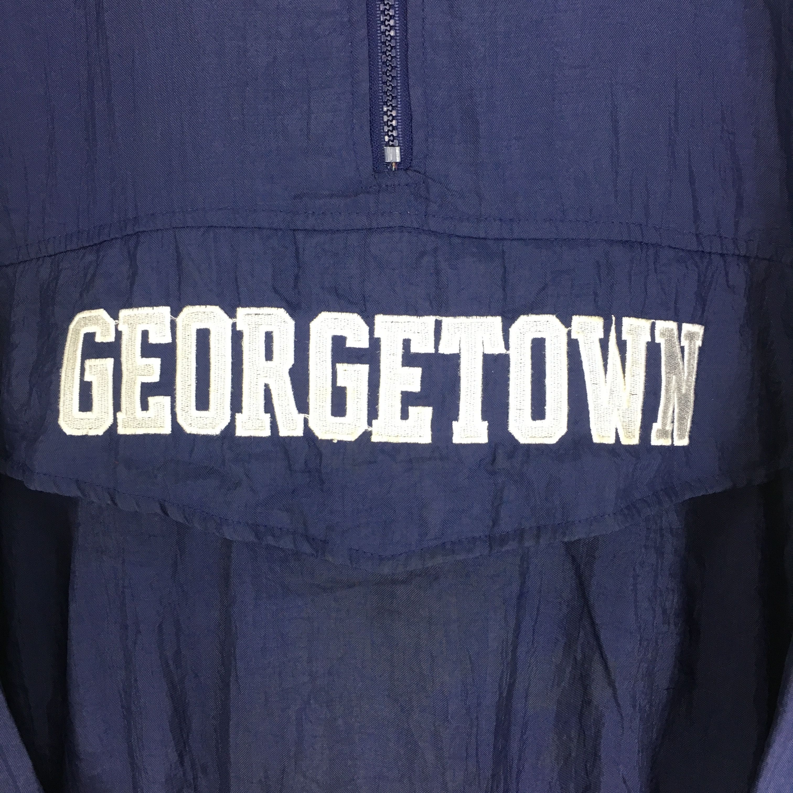 Starter Vintage 90s Georgetown Hoyas Ncaa Hoyas Bulldogs Bomber Size US XL / EU 56 / 4 - 4 Thumbnail