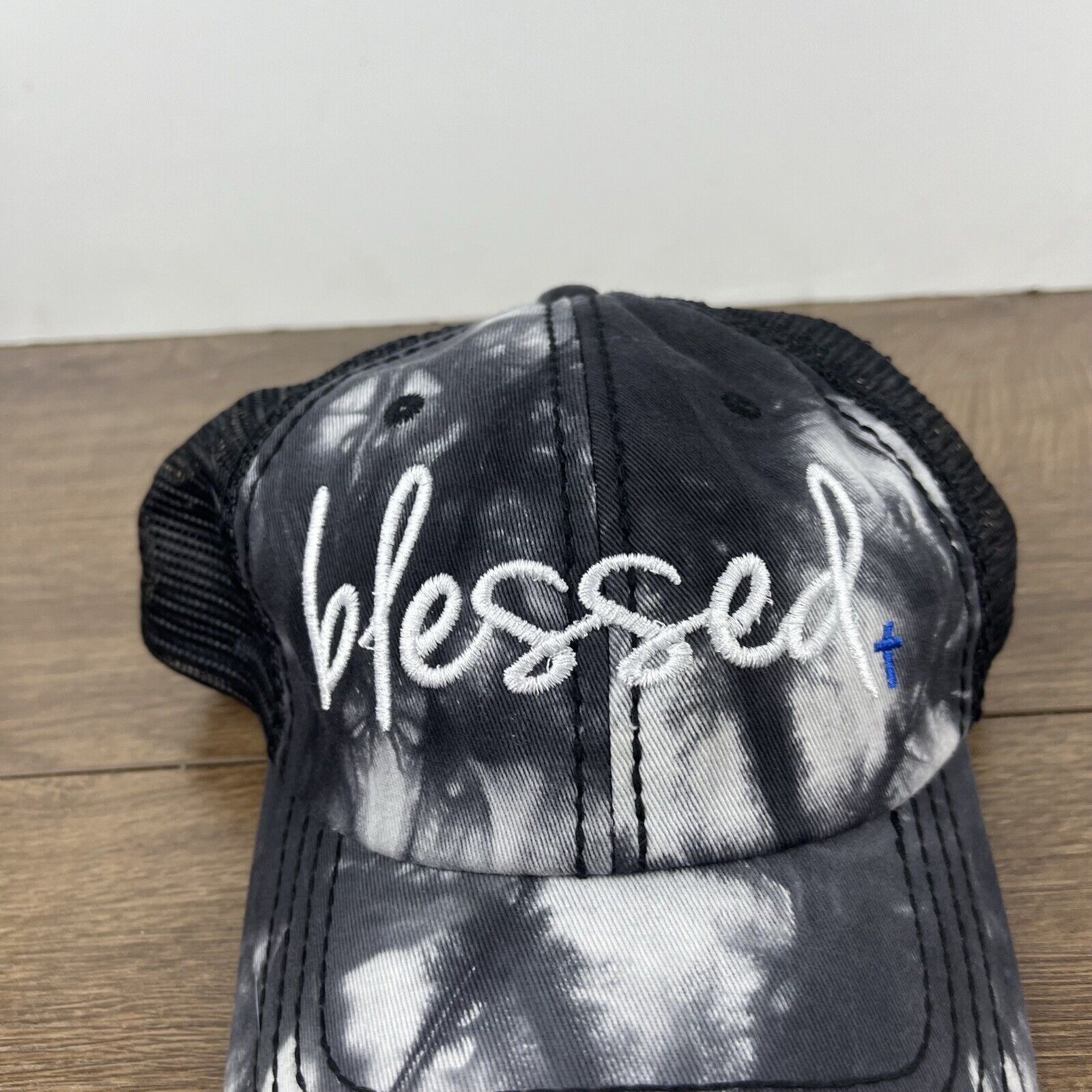 Other Blessed Hat Gray Cap Adjustable Hat Gray Adult Fit Hat Size ONE SIZE - 8 Thumbnail