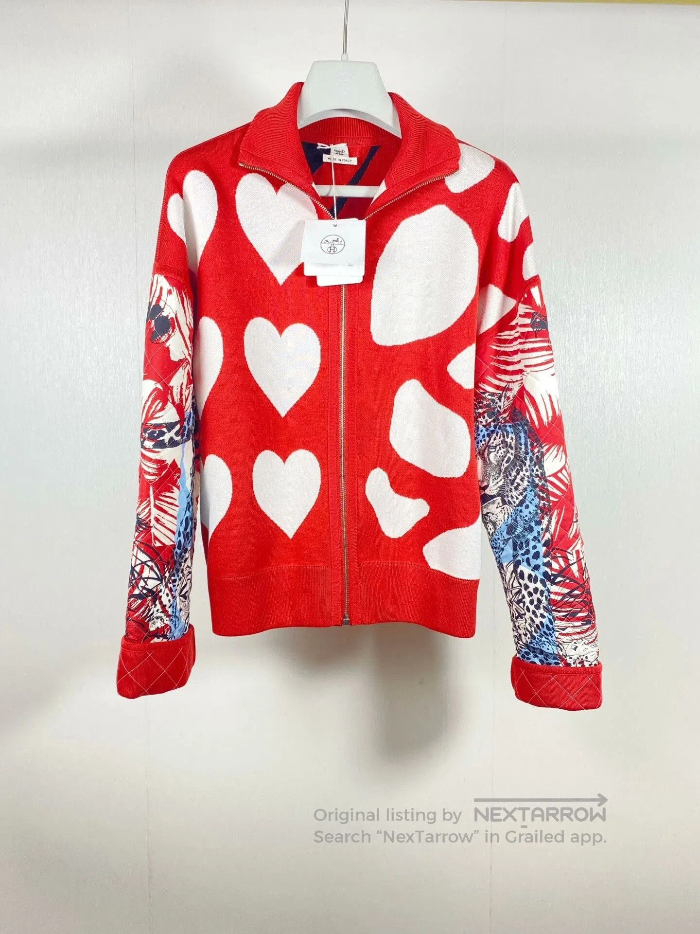 Hermes Hermes 24 Jungle Love Zip Cardigan. Size US XS / EU 42 / 0 - 1 Thumbnail
