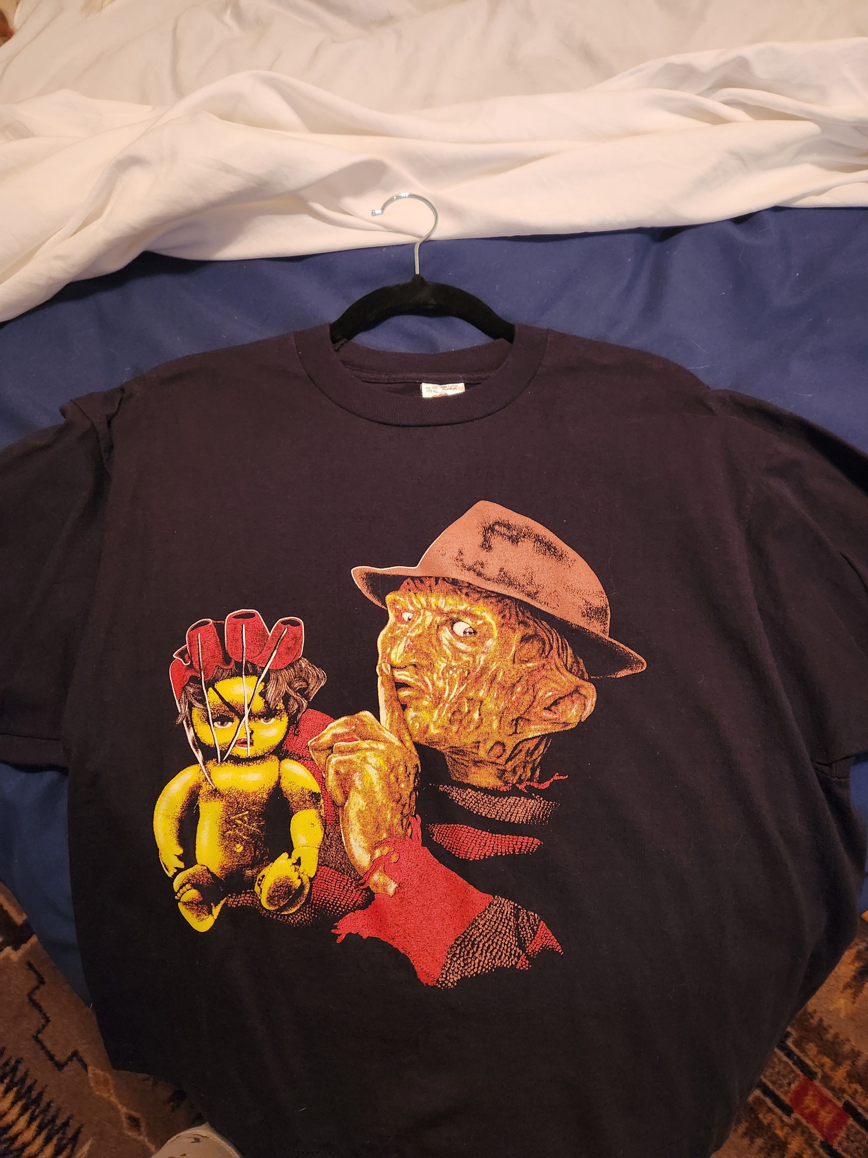 Vintage Vintage Nightmare on elm street 5 shirt 1989 rare Size US L / EU 52-54 / 3 - 1 Thumbnail