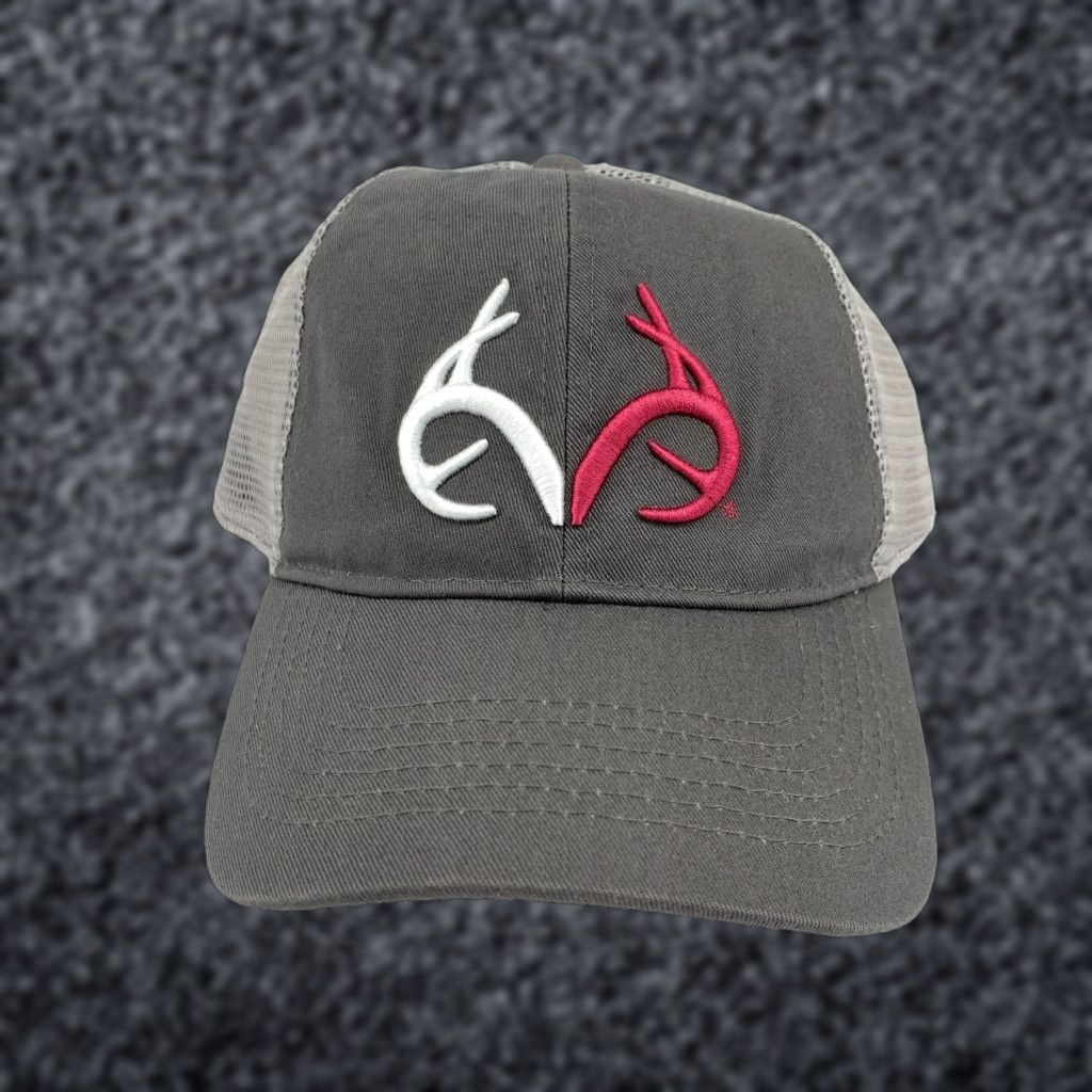 Realtree Realtree Outfitters Headwear Cap Adjustable Trucker Hat Men's Gray NWT Size ONE SIZE - 1 Thumbnail