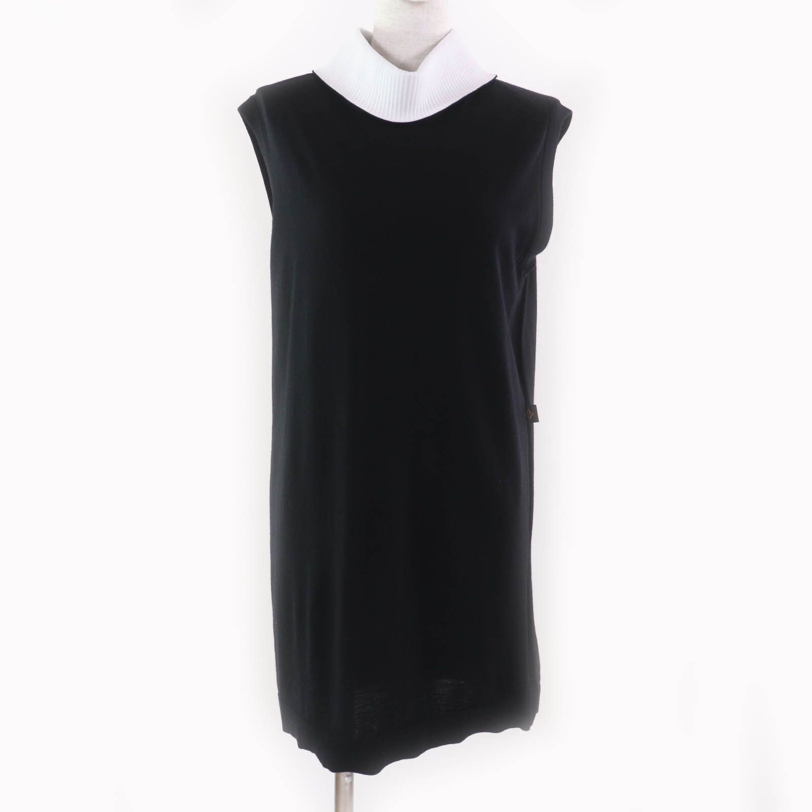Louis Vuitton Louis Vuitton Louis Vuitton Sleeveless Knit Monogram Flower Tag Wool Dress Others Tops DUTY FREE for USA Size ONE SIZE - 1 Thumbnail