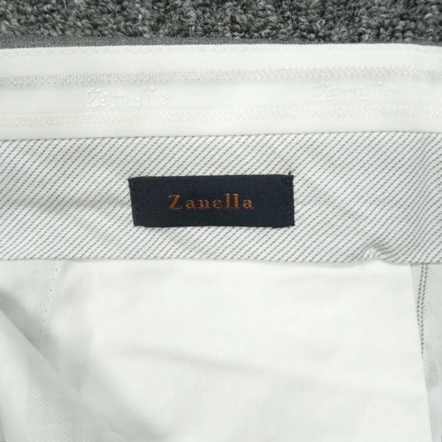 Zanella Zanella Pants Mens 46x22 Gray Wool Dress Pants NWT Regular Straight 46 in Inseam 22 in Italy Belt Loops Front Flat Front NWT Mens Pants Size US 30 / EU 46 - 6 Thumbnail
