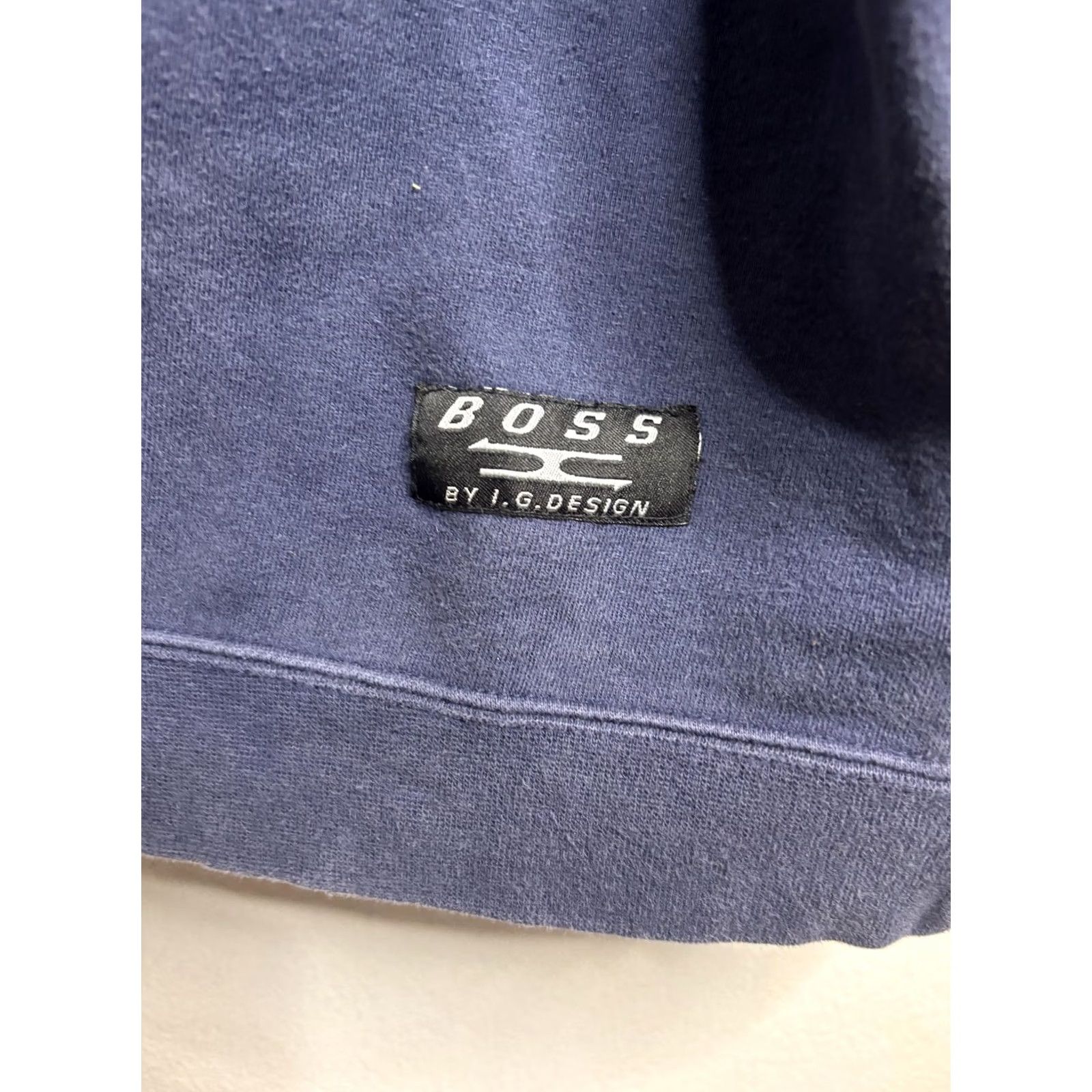 Vintage Boss Shirt Mens 2XL Blue Hoodie Urban Expedition Logo Pullover Fleece Sweatshirt Size US XXL / EU 58 / 5 - 5 Thumbnail