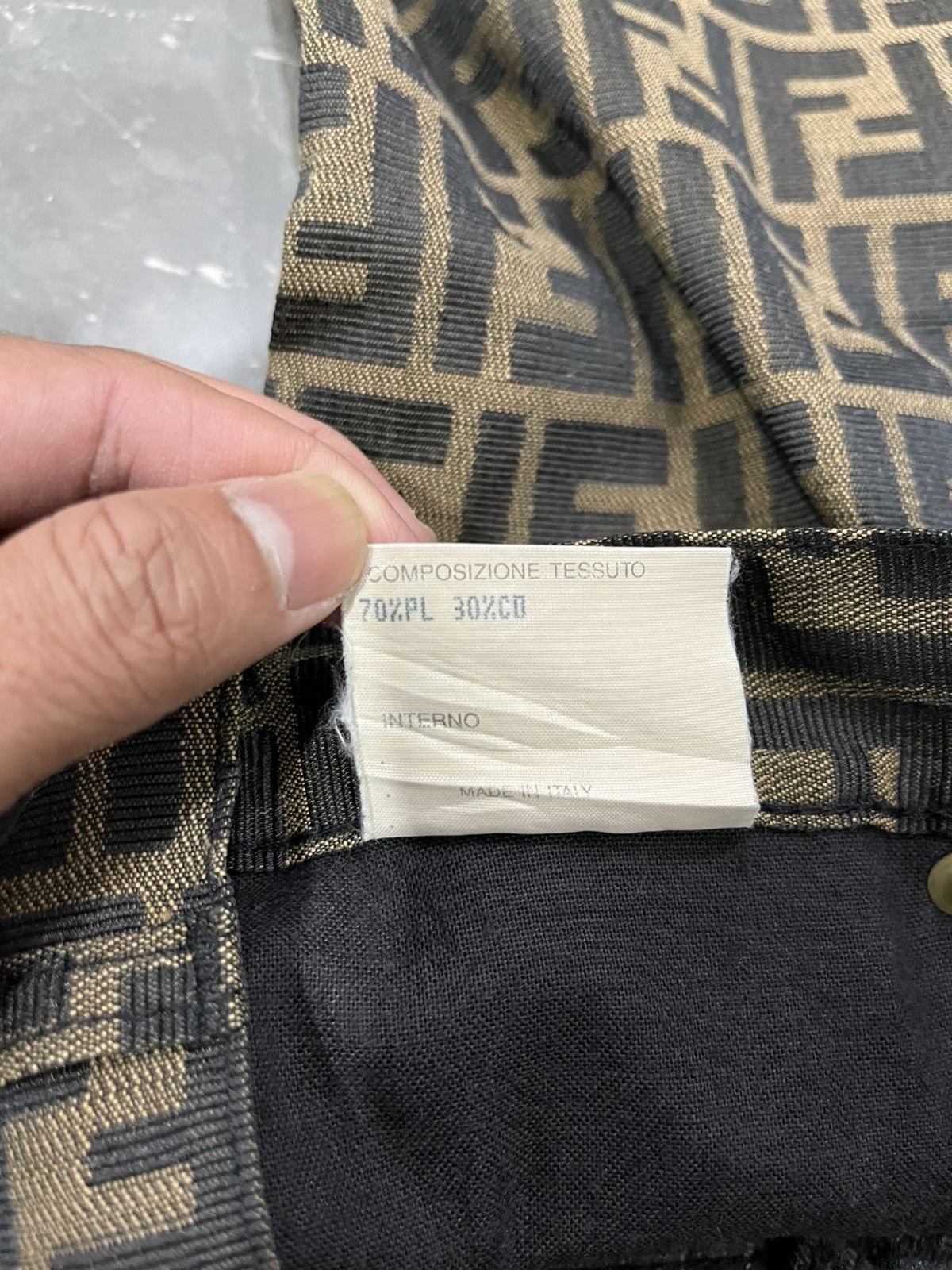 Fendi Fendi zucca pants archive vintage rare Size 26" / US 2 / IT 38 - 5 Thumbnail