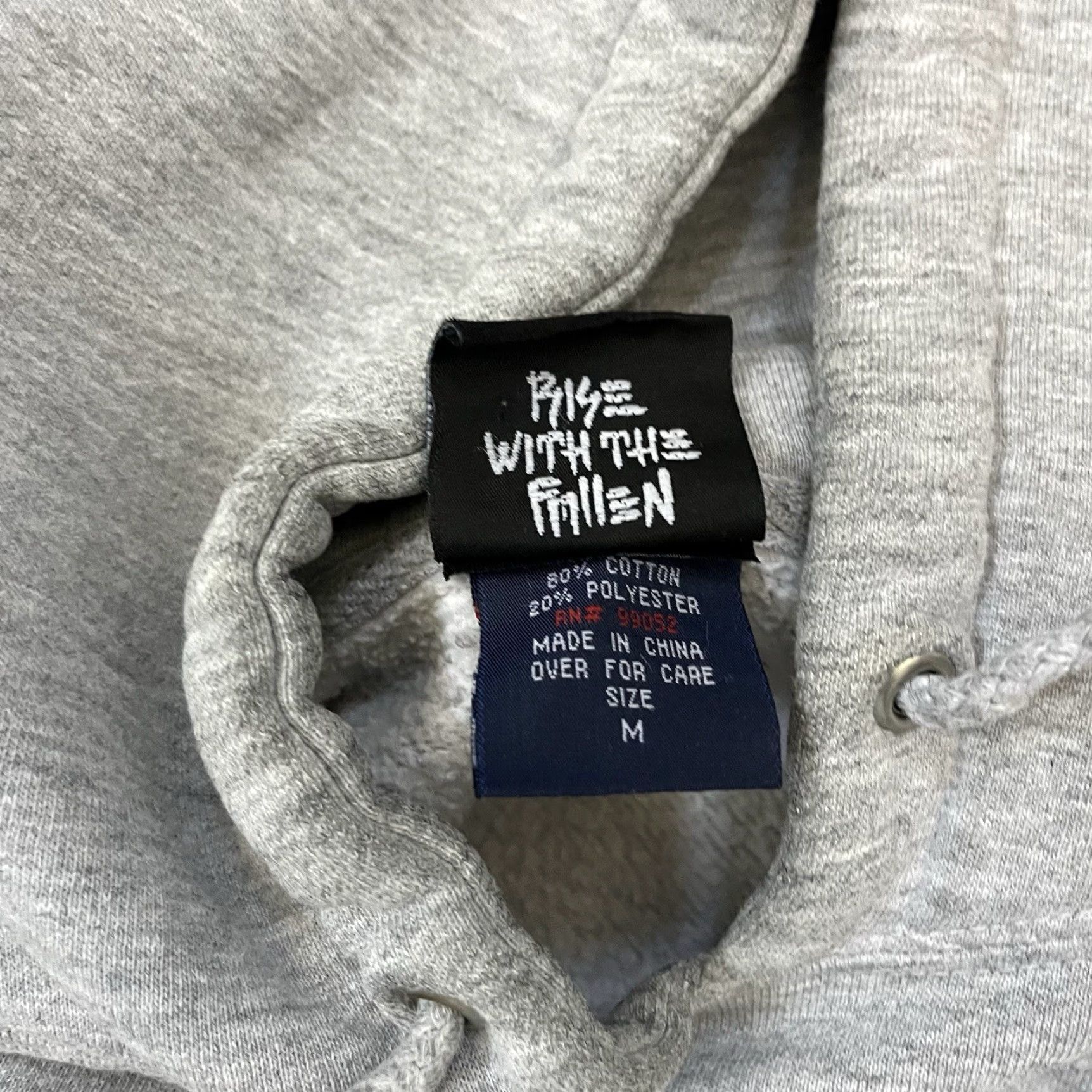 Vintage Fallen Footwear Hoodie Y2K Medium Skate Pullover Thomas Cole Mystery Zero Vtg Mens Hoodie Reg Gray Size US M / EU 48-50 / 2 - 7 Thumbnail