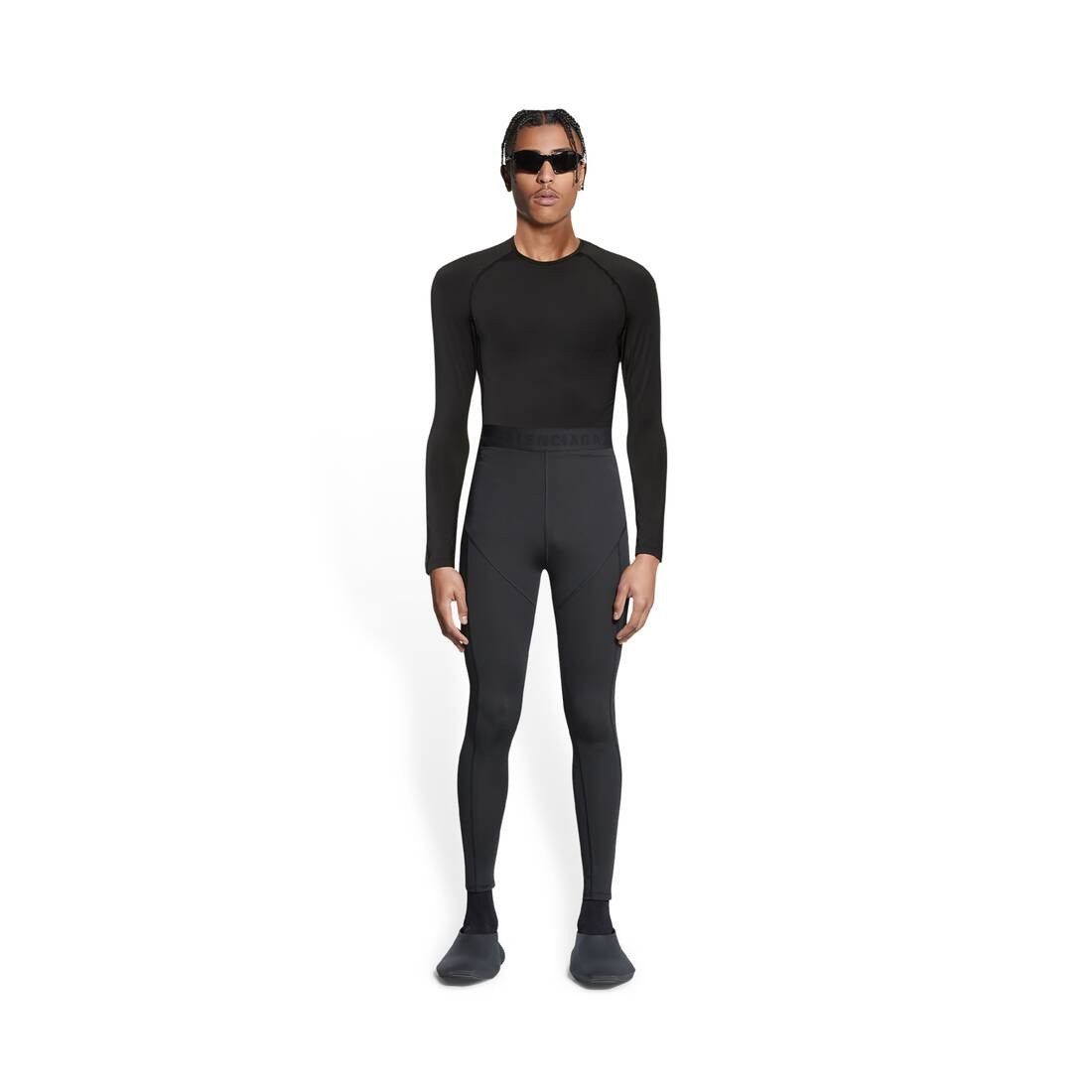 Balenciaga o1w1db10425 3B Sports Icon Long Sleeve Athletic Top Size US L / EU 52-54 / 3 - 2 Thumbnail