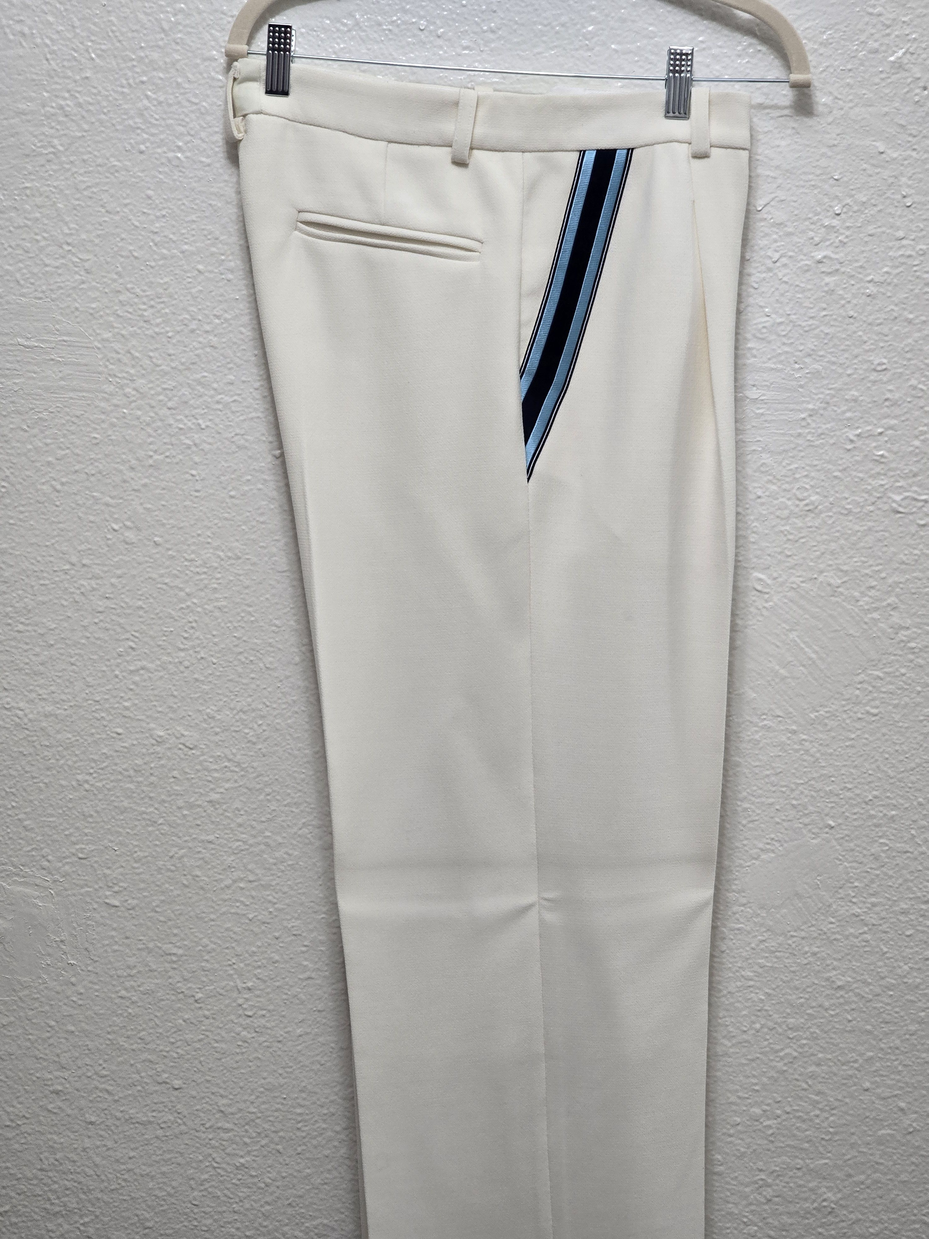 Alexander McQueen Embroidered wide leg pants Size US 32 / EU 48 - 4 Thumbnail