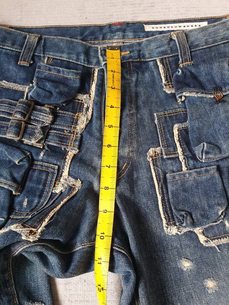 Issey Miyake 💥Sunaokuwahara issey miyake multipocket Japan denim pant Size US 33 - 13 Thumbnail