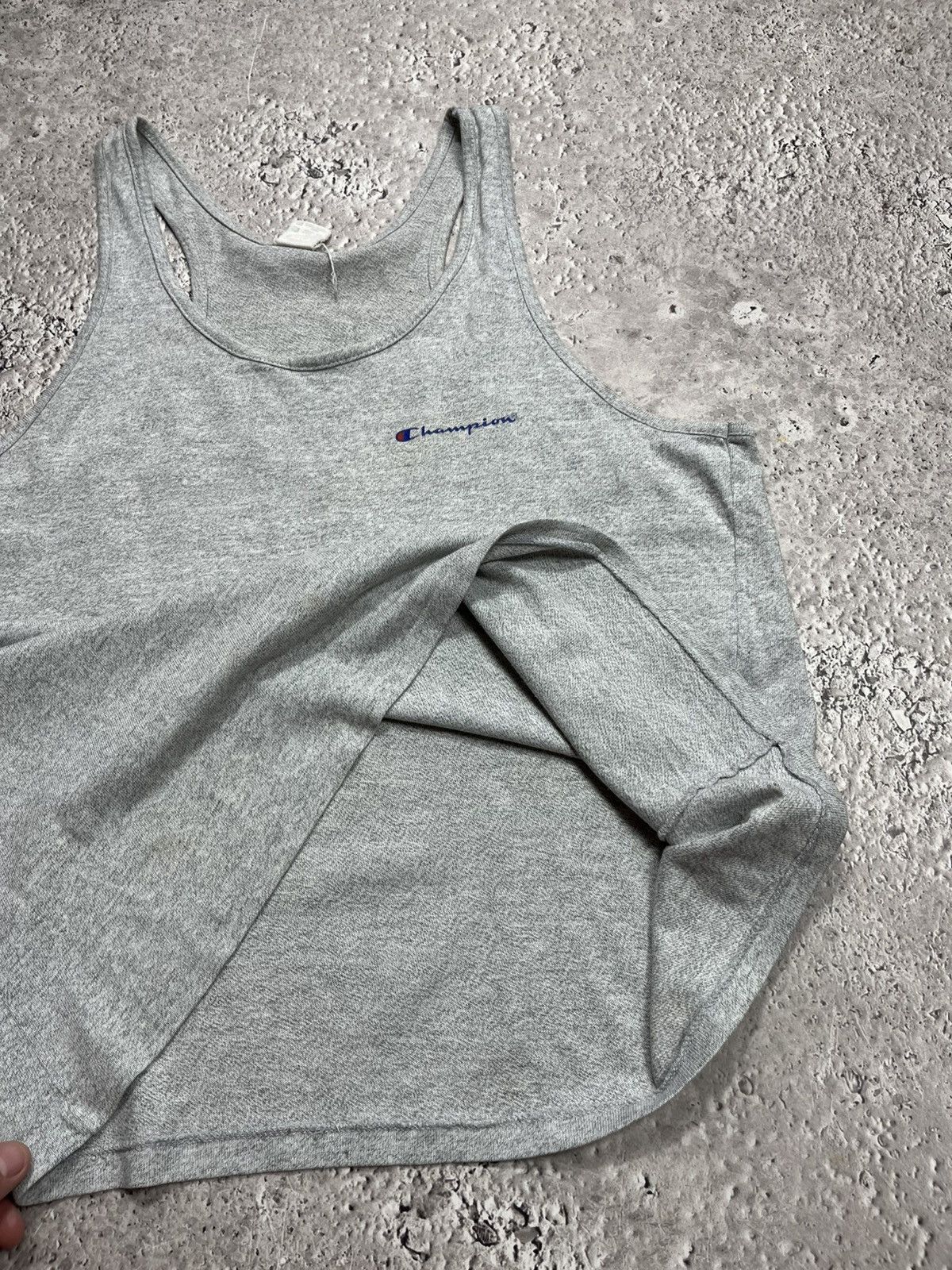 Champion Vintage Champion Tank Top Mens L Sleeveless Shirt Small Logo Size L / US 10 / IT 46 - 5 Thumbnail