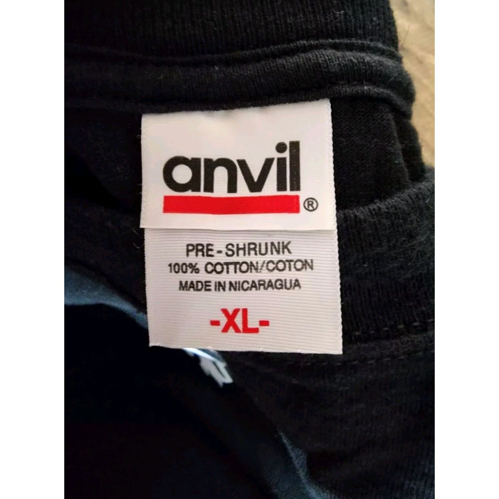 Anvil VINTAGE Anvil Skull Pirate T-Shirt Mens XL Black Graphic Print Souvenir Key West Size US XL / EU 56 / 4 - 4 Thumbnail