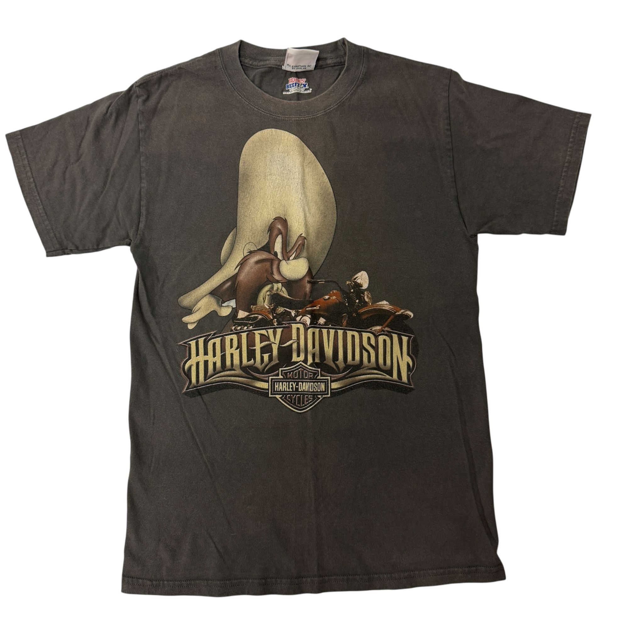 Harley Davidson H-D Motorcycle LOONEY TUNES Frieze O'Fallon IL Yosemite Sam Size US S / EU 44-46 / 1 - 2 Thumbnail