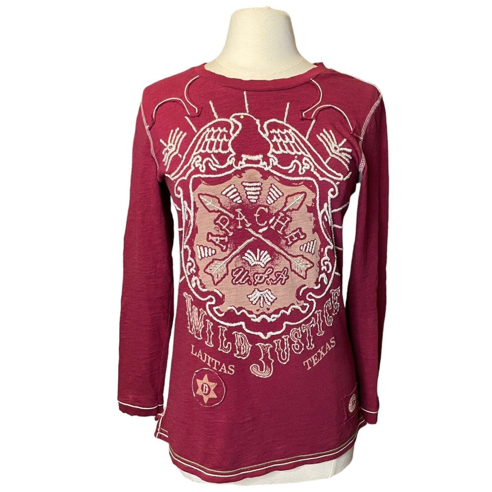 Double D Ranch Native American Apache Long Sleeve T-Shirt
