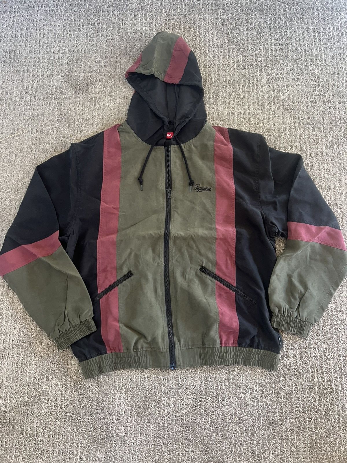 Supreme Supreme SS ‘17 Silk Hooded Jacket (Black) Size US L / EU 52-54 / 3 - 1 Thumbnail