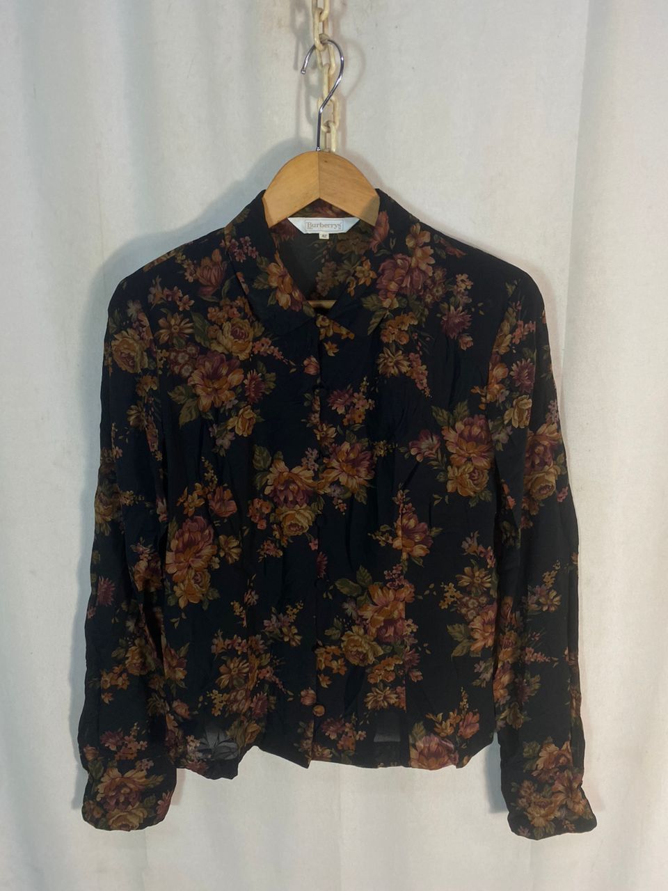 Burberry Burberry fullprint button up blouse shirt Size M / US 6-8 / IT 42-44 - 11 Thumbnail