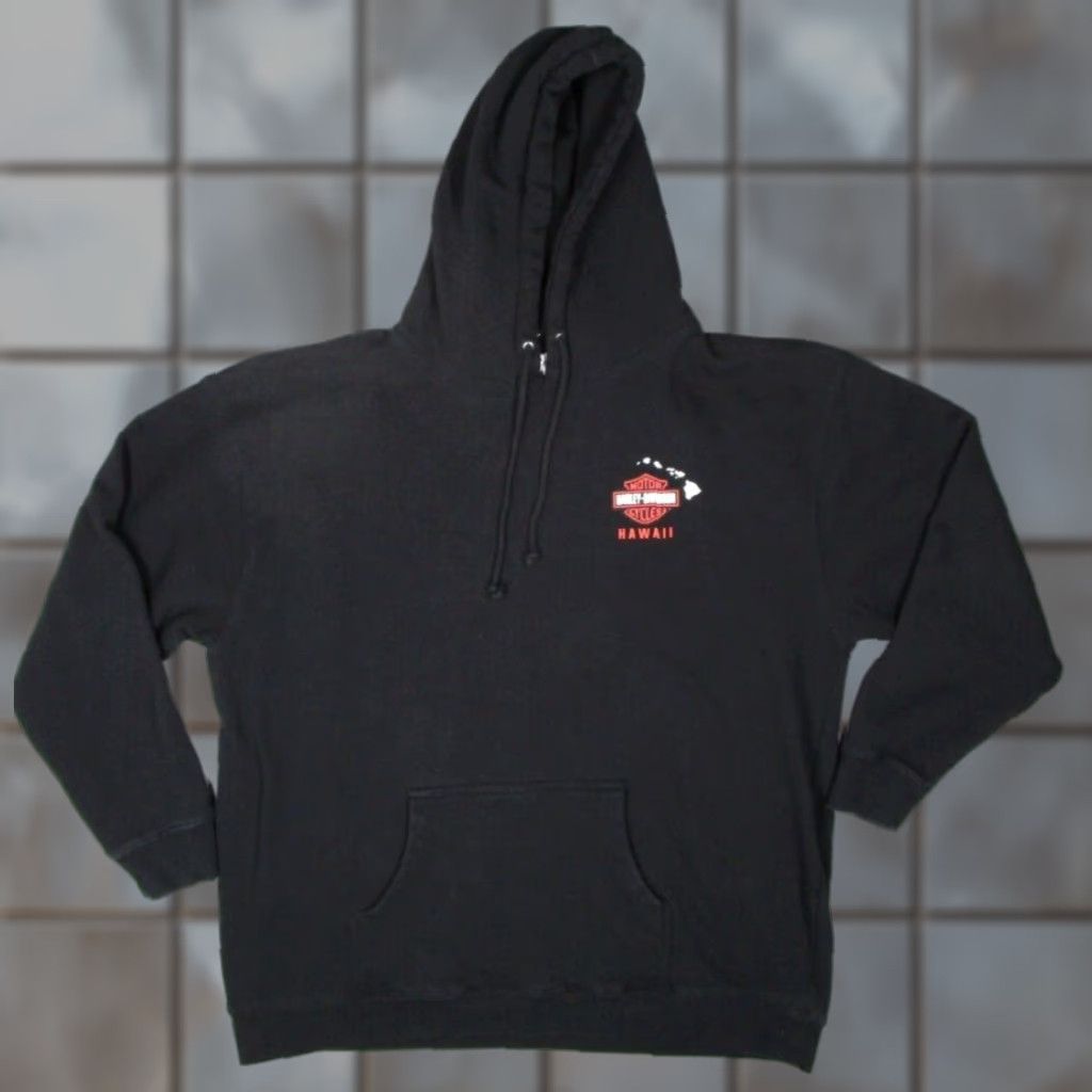 Harley Davidson Harley Davidson Hoodie Mens 3XL XXXL Black Fleece Hawaii Pullover Kangaroo Size US XXL / EU 58 / 5 - 1 Thumbnail