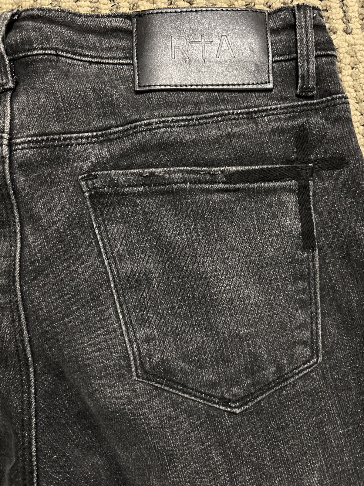Rta Rta Bryant Skinny Jean Distressed Grey Size US 28 / EU 44 - 8 Thumbnail