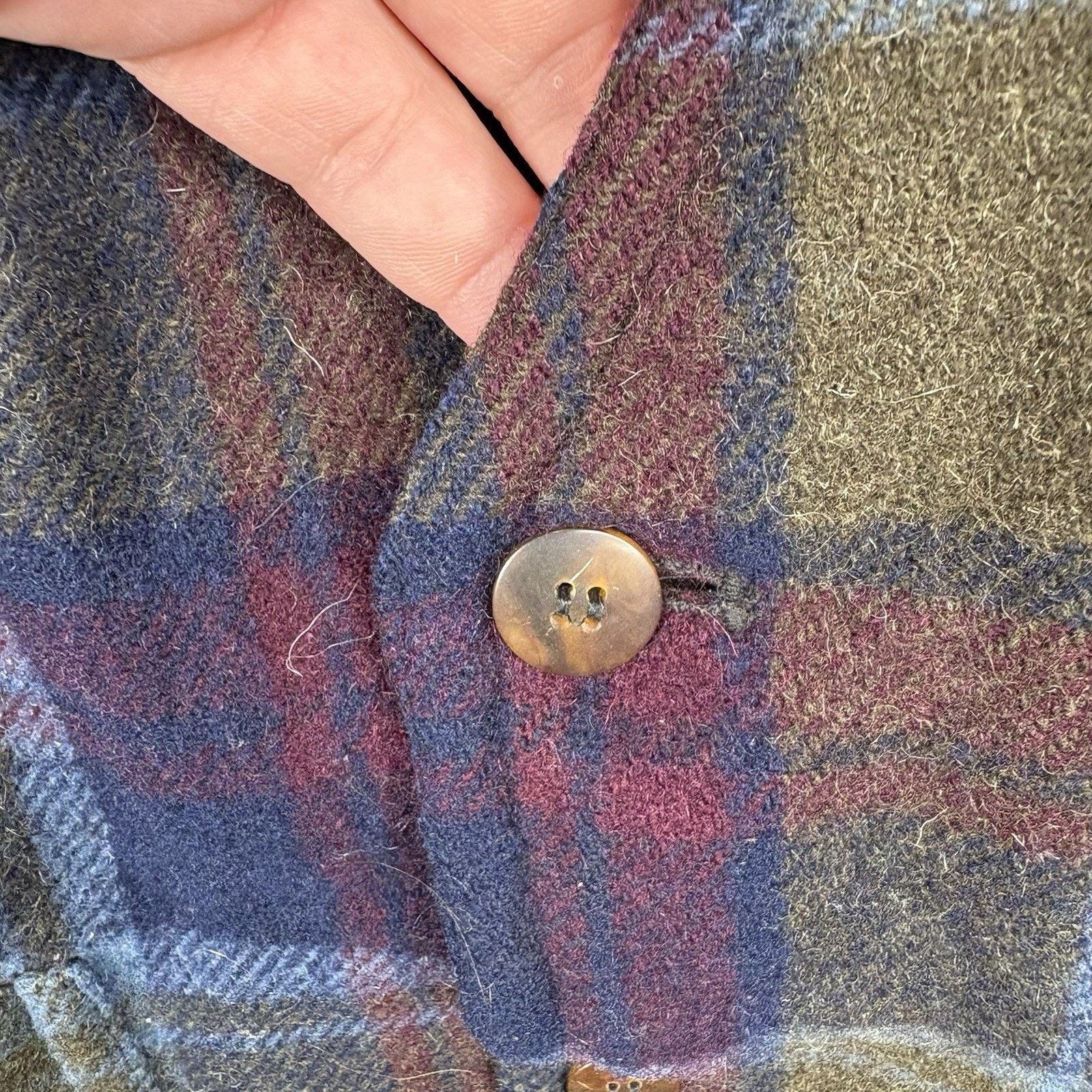 Other Vintage 80s Green Navy & Burgundy Vest Medium Size US M / EU 48-50 / 2 - 5 Thumbnail