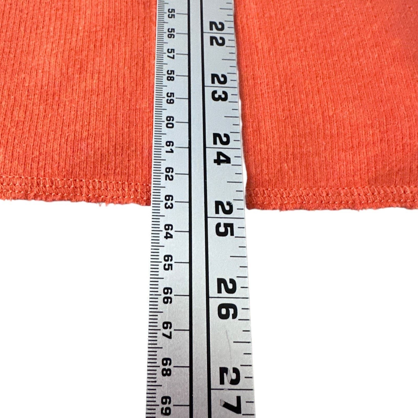 Relwen Relwen Sweater Men Small Orange Cotton Lightweight Pullover Size US S / EU 44-46 / 1 - 10 Thumbnail