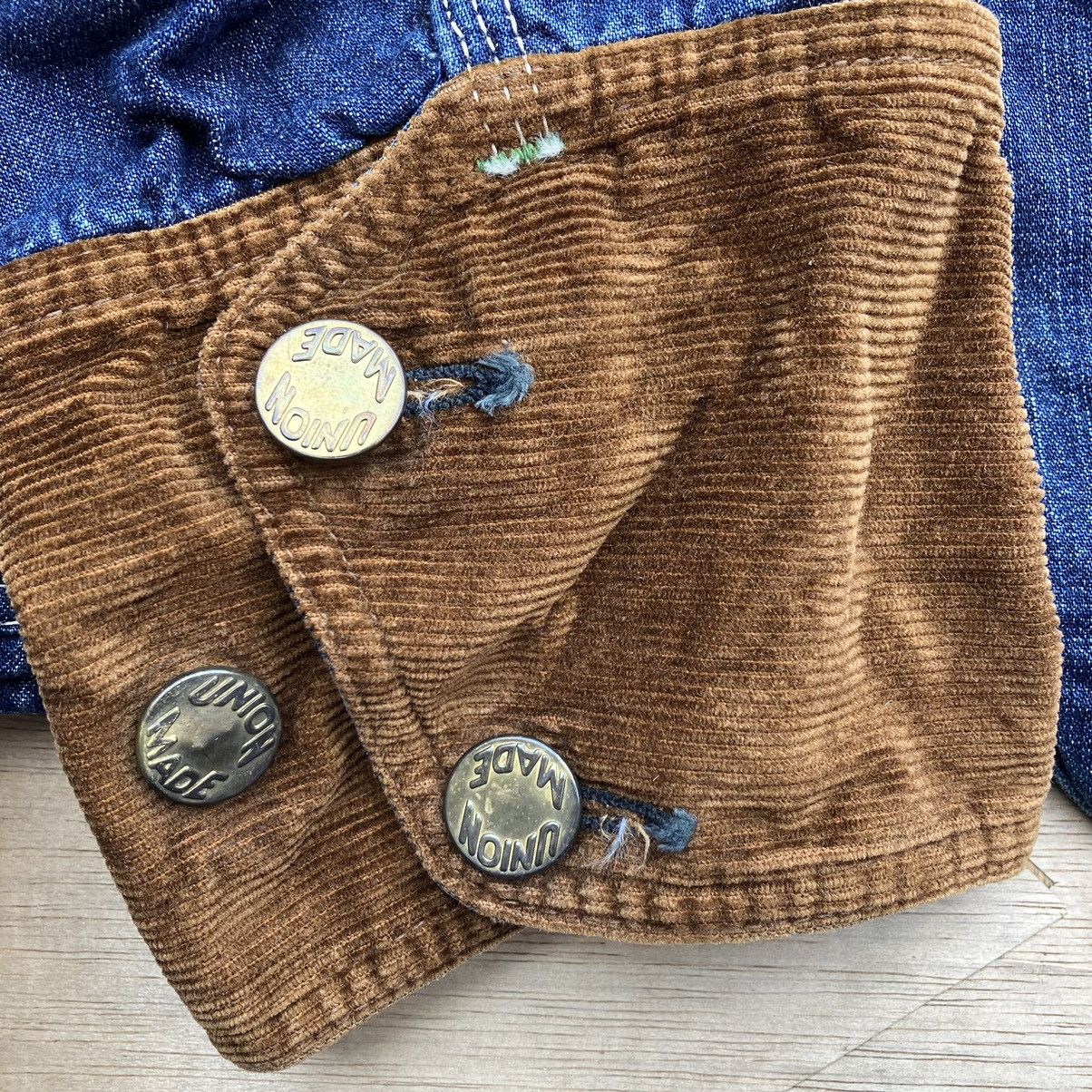 Vintage UNION MADE DOUBLE WORK CHORE DENIM JACKET Size US M / EU 48-50 / 2 - 5 Thumbnail