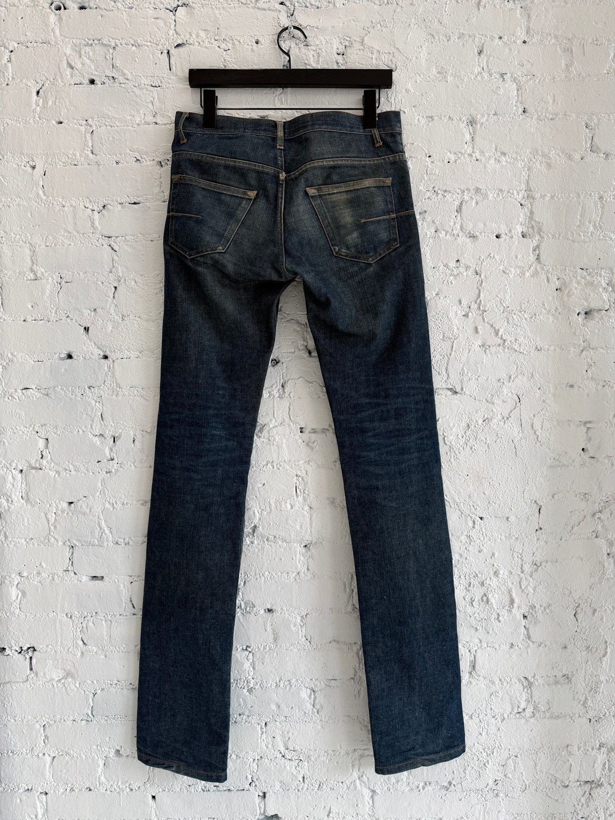 Dior S/S 2007 DIOR HOMME RAW INDIGO DENIM Size US 28 / EU 44 - 2 Thumbnail