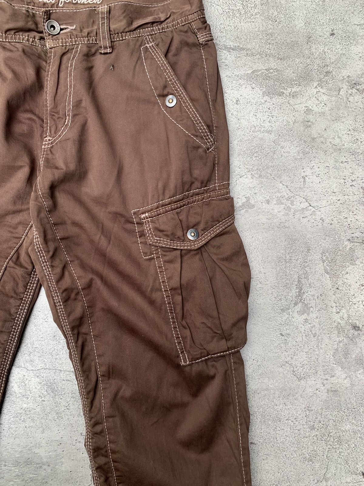 Japanese Brand NICOLE CLUB FOR MEN flare cargo pants Size US 30 / EU 46 - 3 Thumbnail