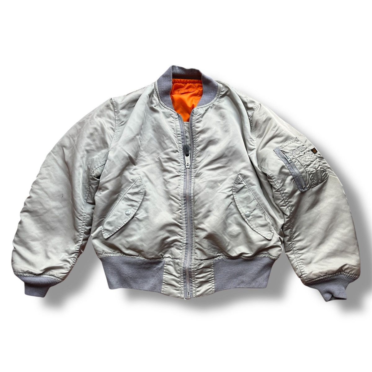 Alpha Industries VINTAGE ALPHA INDUSTRIES AVIREX MA-1 BOMBER FLIGHT JACKET Size US L / EU 52-54 / 3 - 3 Thumbnail
