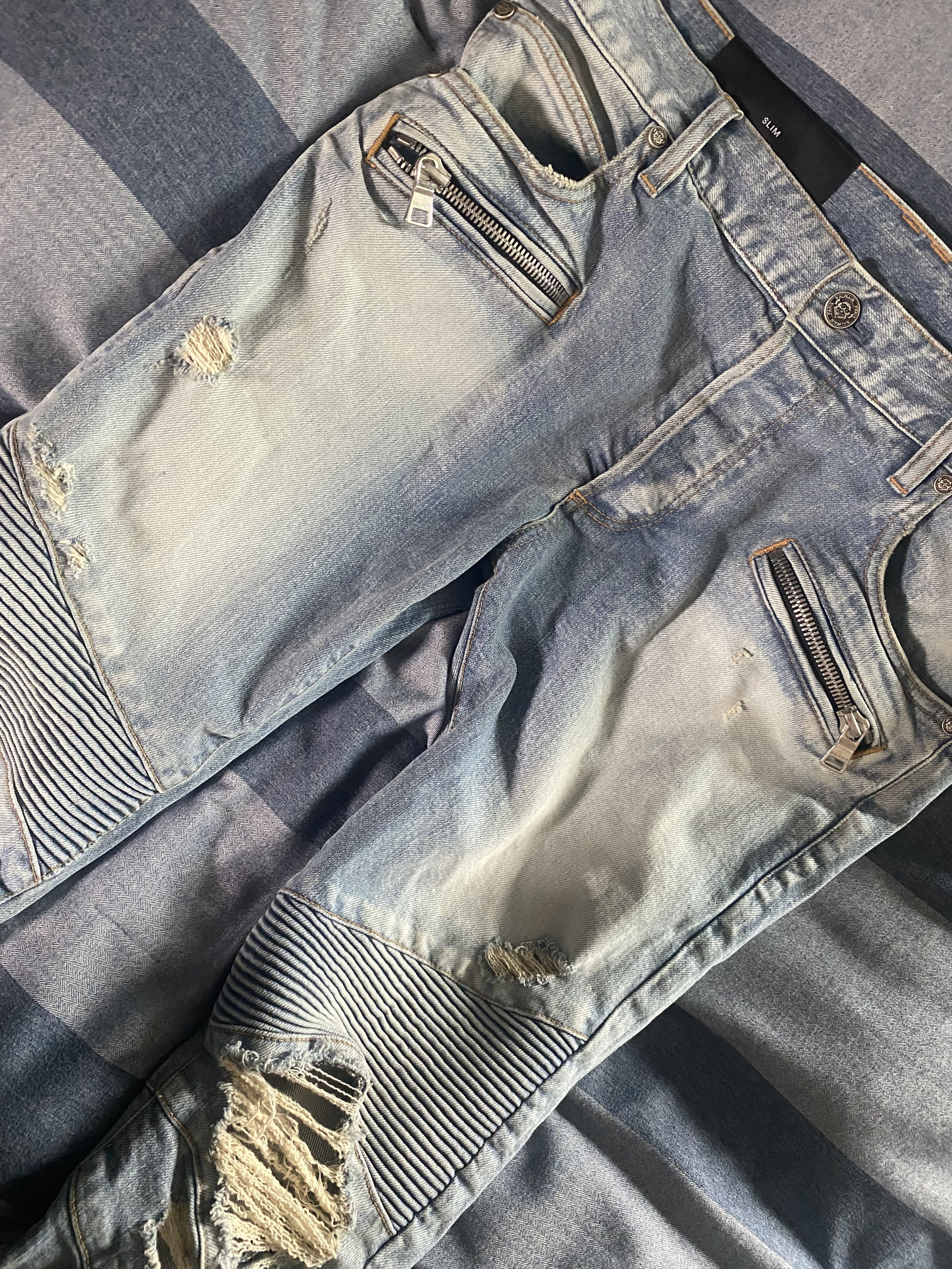 Balmain Balmain biker jeans Size US 30 / EU 46 - 9 Thumbnail