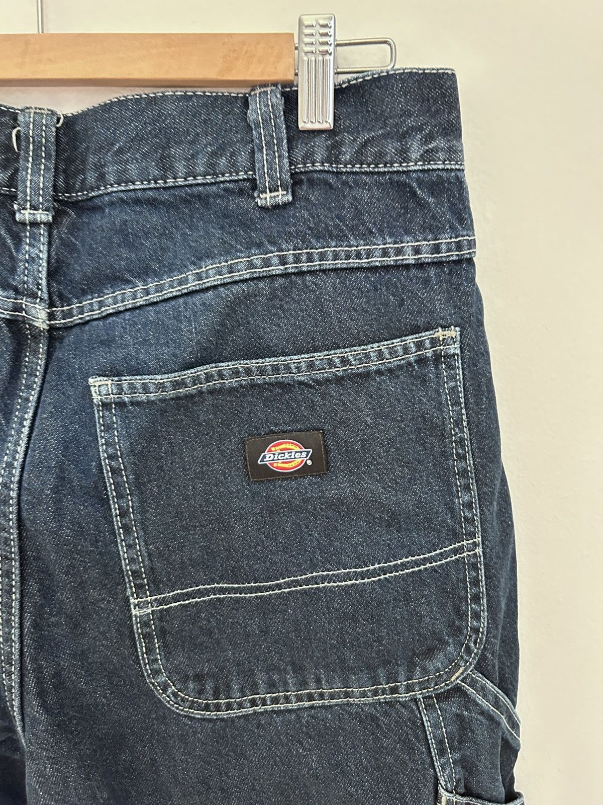 Dickies Dickies Carpenter Jeans W33 L32 (Dark Blue Denim) Size US 33 - 4 Thumbnail