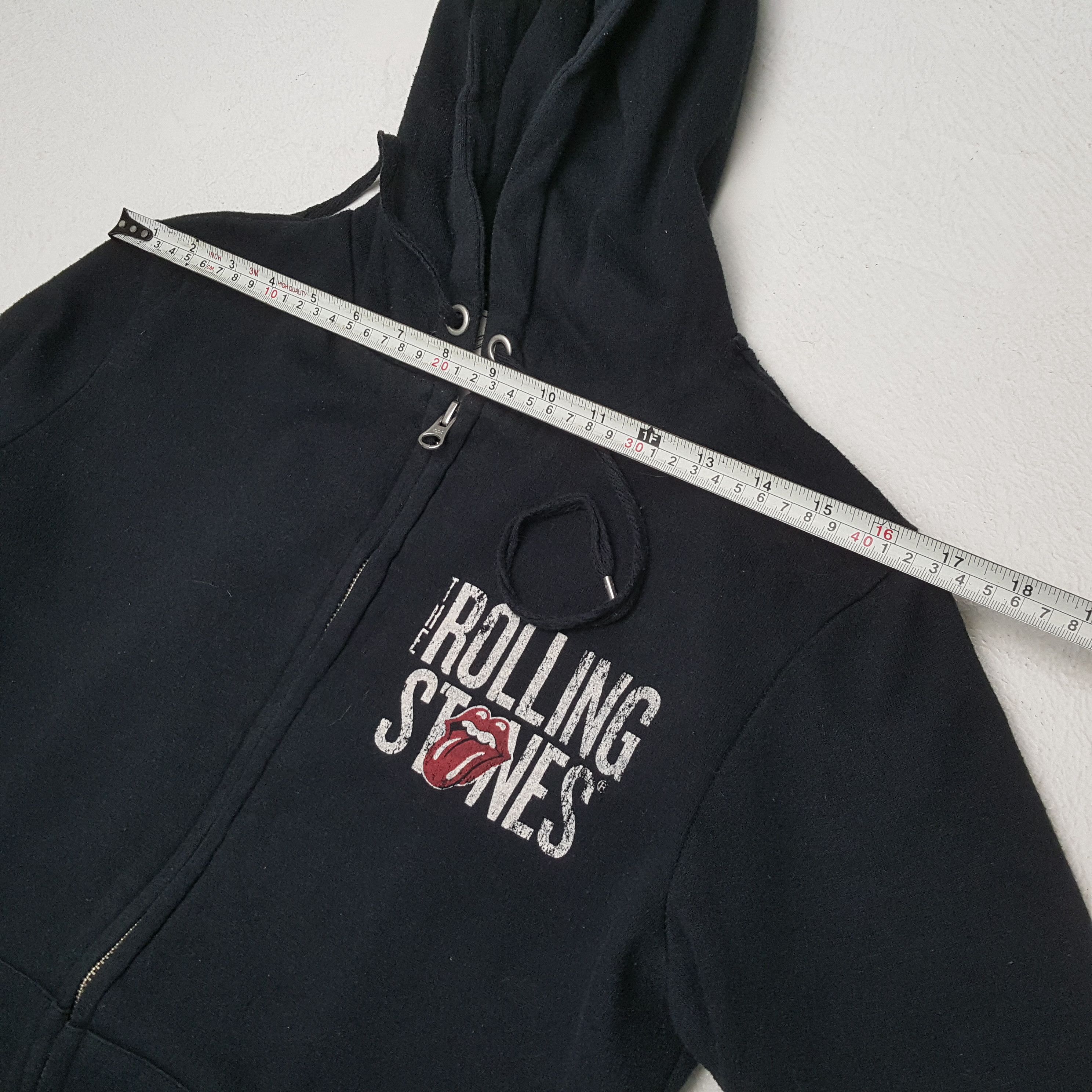 Band Tees × The Rolling Stones × Vintage THE ROLLING STONE Rock Band Zipper Hoodies Size US S / EU 44-46 / 1 - 5 Thumbnail