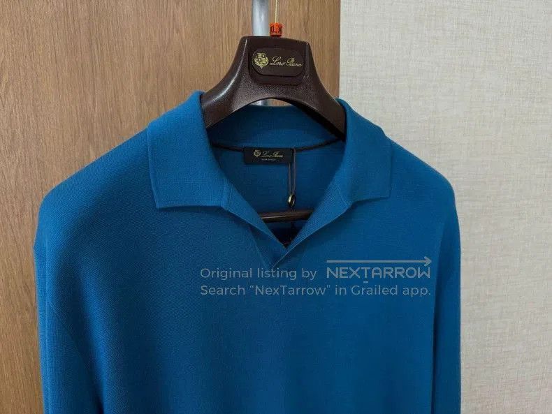 Loro Piana Loro Piana Wish Wool Knit Polo. Size US XL / EU 56 / 4 - 3 Thumbnail