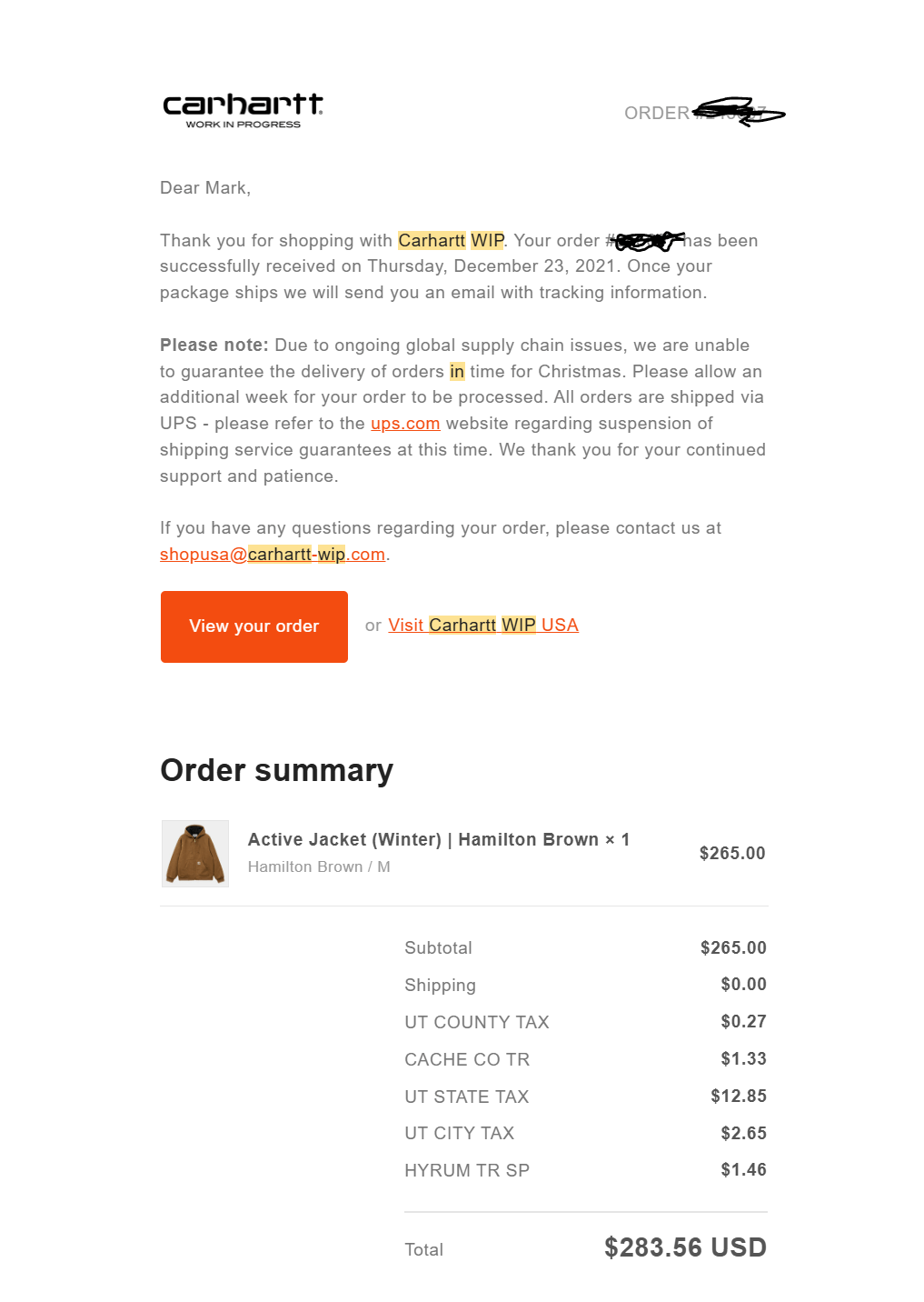 Carhartt Wip Carhartt WIP Active Jacket (Winter) Size US M / EU 48-50 / 2 - 4 Thumbnail