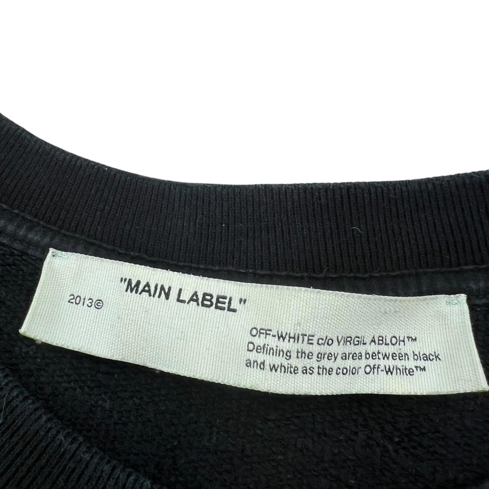 Off-White Off-White Caravaggio Arrows Black Sweatshirt Size US L / EU 52-54 / 3 - 5 Thumbnail