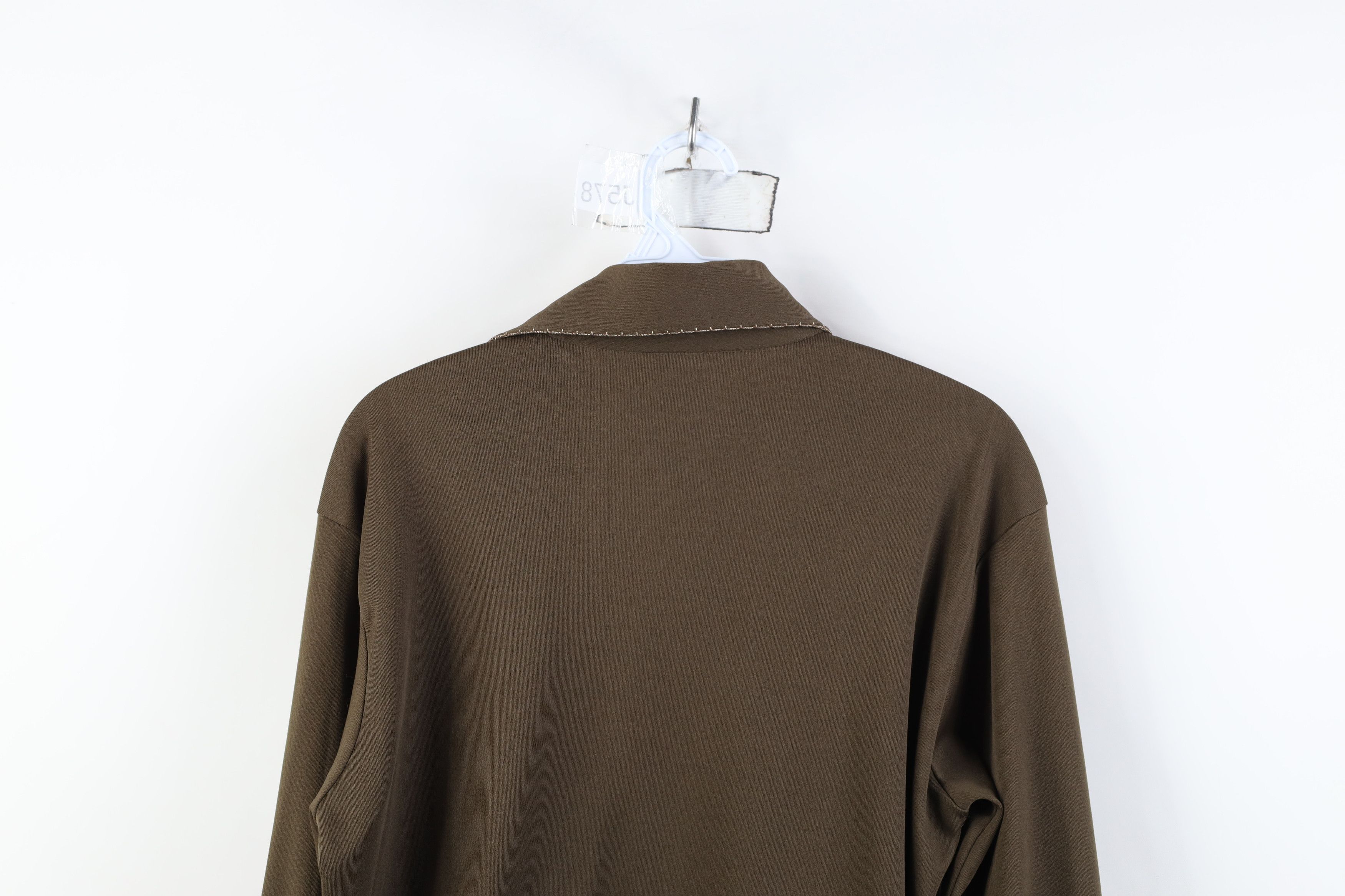 Vintage Vintage 70s Rockabilly Cowboy Knit Collared Button Shirt Size US M / EU 48-50 / 2 - 15 Thumbnail