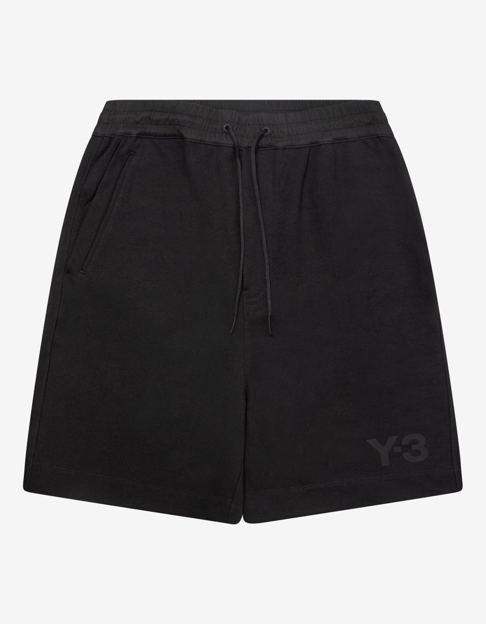 image of Y 3 Black Classic Terry Shorts, Men's (Size 36)