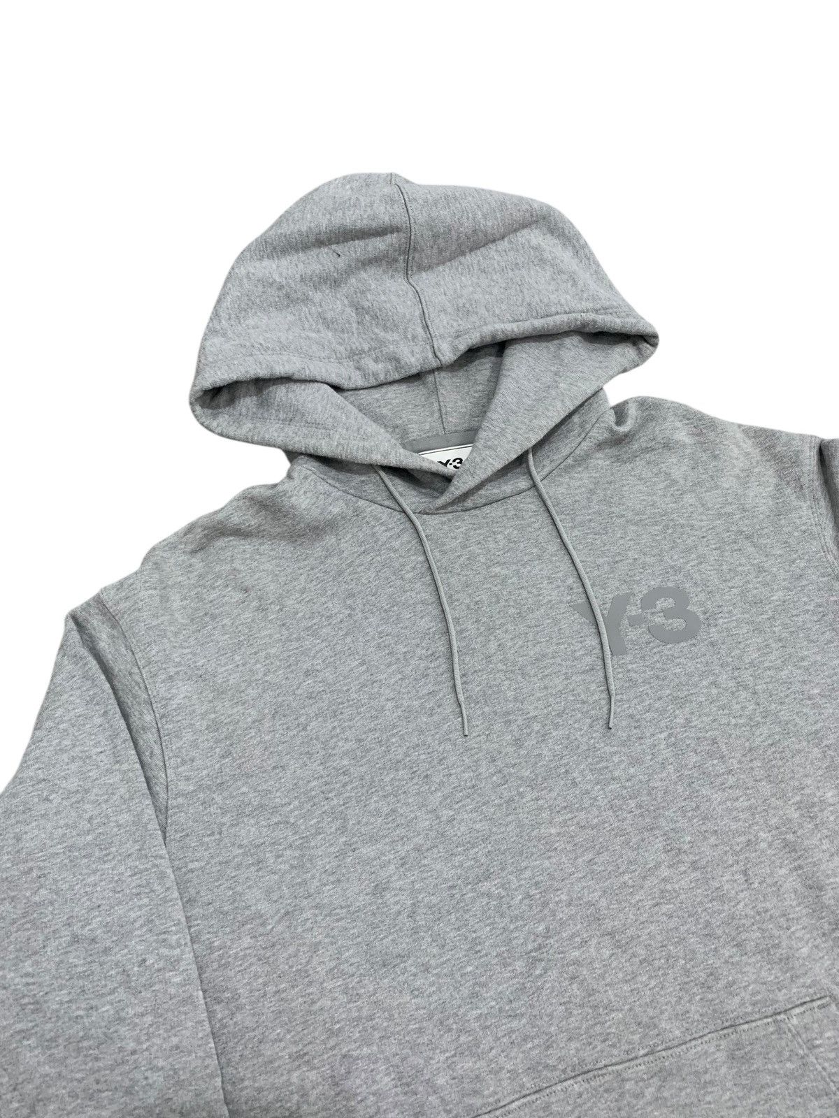 Japanese Brand × Yohji Yamamoto Yohji Yamamoto Y3 Logo Hoodie Size US XS / EU 42 / 0 - 2 Thumbnail
