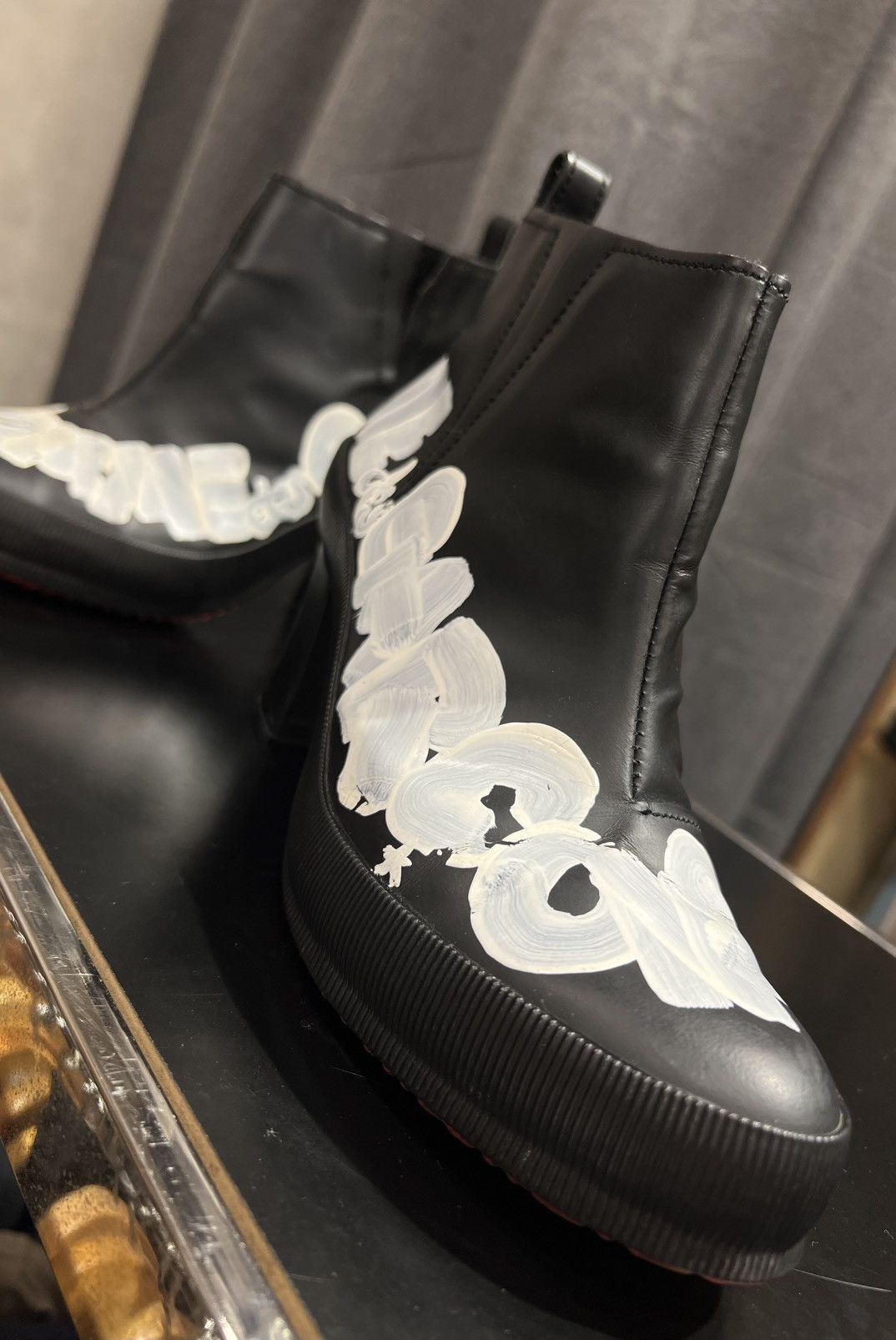 Comme des Garcons Comme des Garcons Hand painted Short boots Size US 6 / IT 36 - 11 Thumbnail