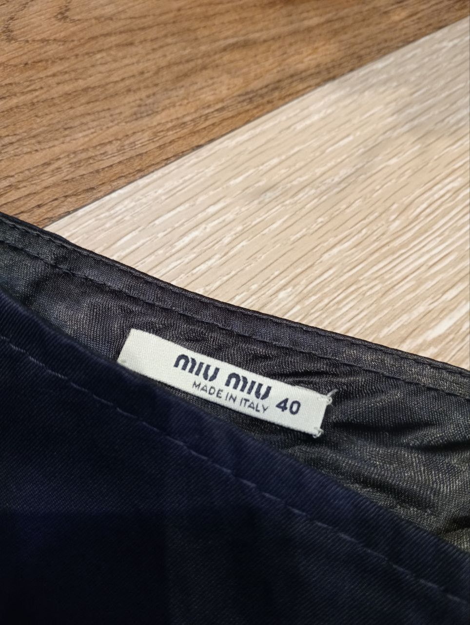 Miu Miu LUXURY MIU MIU FLARED COTTON PANTS Size 27" / US 4 / IT 40 - 7 Thumbnail