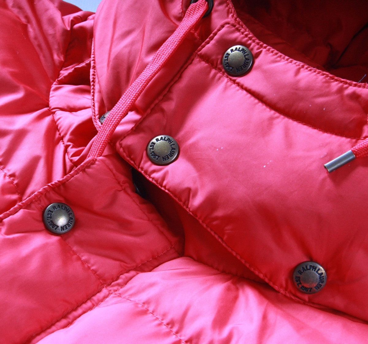 Ralph Lauren Polo Ralph Lauren 90s Vintage Red Puffer Jacket Vest 80s XL Size US XL / EU 56 / 4 - 5 Thumbnail