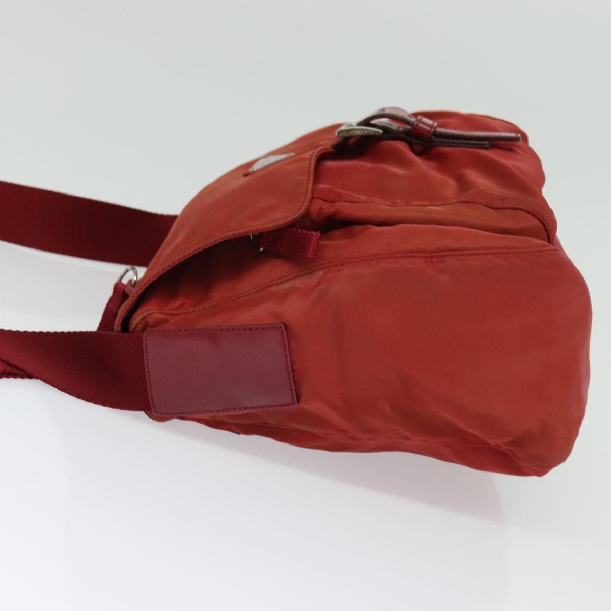 Prada PRADA Shoulder Bag Nylon Red Silver Size ONE SIZE - 4 Thumbnail