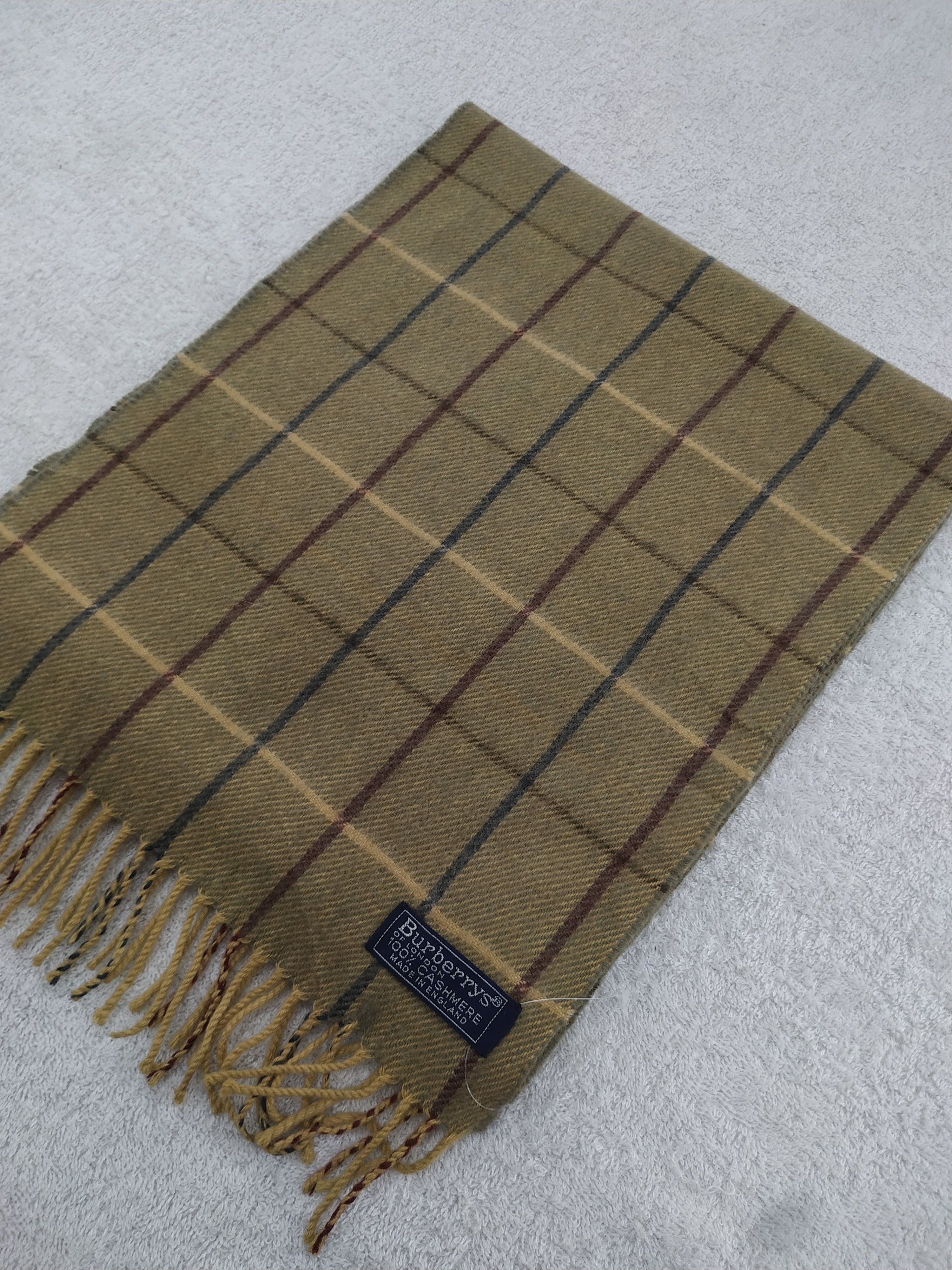 Burberry × Vintage Burberry Scarf / Muffler / Neckwear - WW775 Size ONE SIZE - 3 Thumbnail