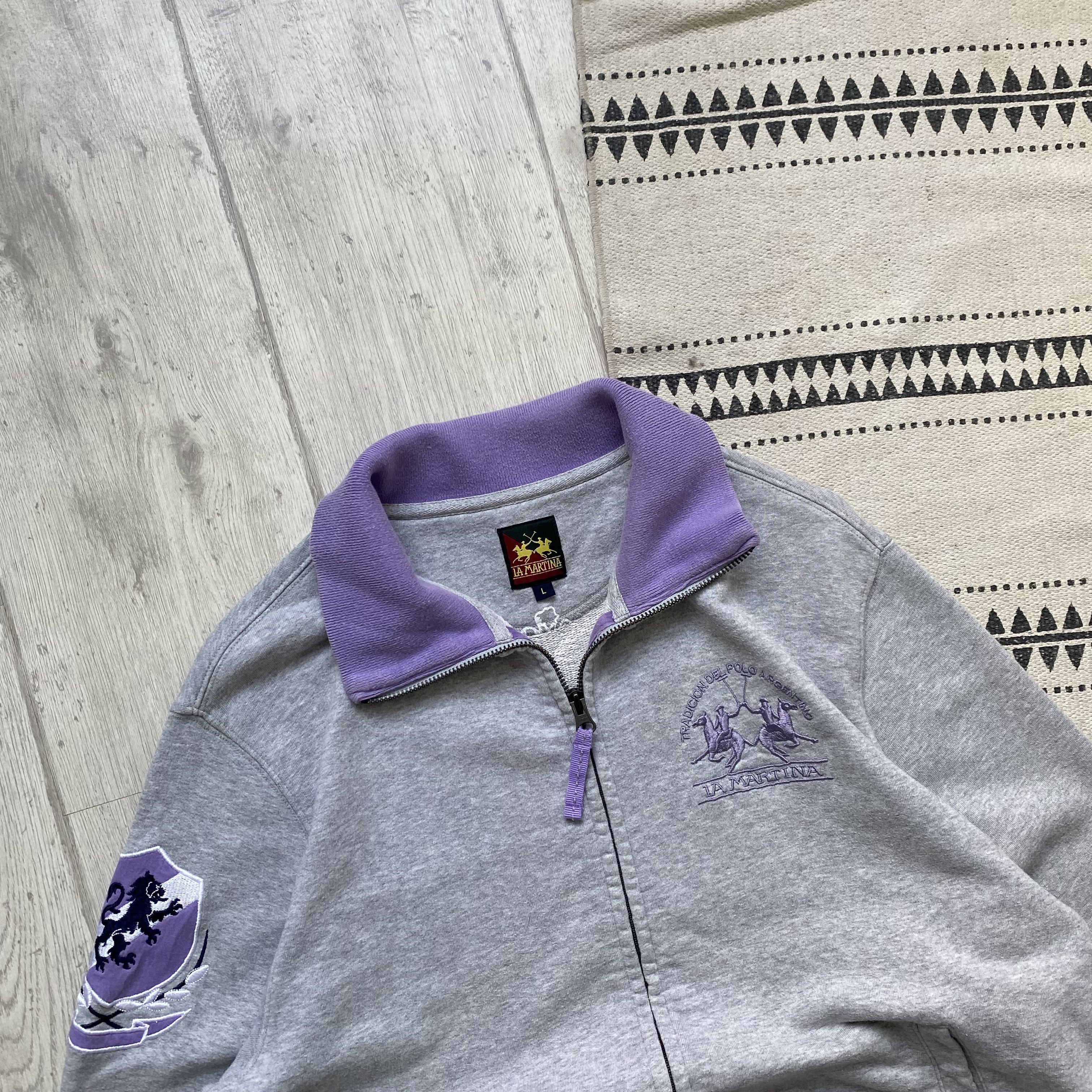 La Martina Vintage La Martina Track top zip sweater jacket Sweatshirt Size US M / EU 48-50 / 2 - 2 Thumbnail