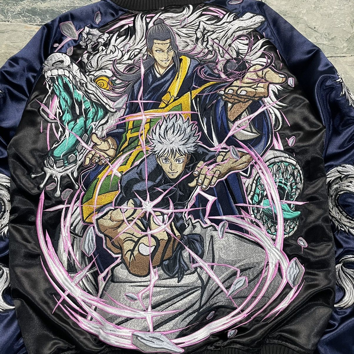 Japanese Brand Sukajan Jujutsu Kaisen By Tokiyo Hyro Size US L / EU 52-54 / 3 - 4 Thumbnail