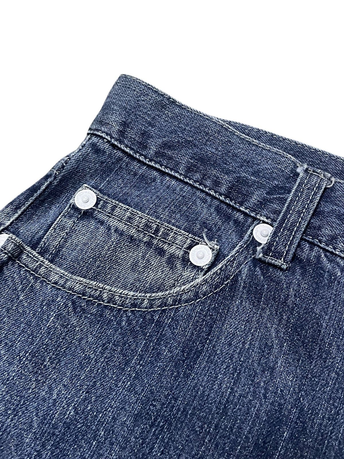 Japanese Brand Vintage One Piece Anime Ace And Luffy On Fire Rare Jeans Size US 30 / EU 46 - 10 Thumbnail
