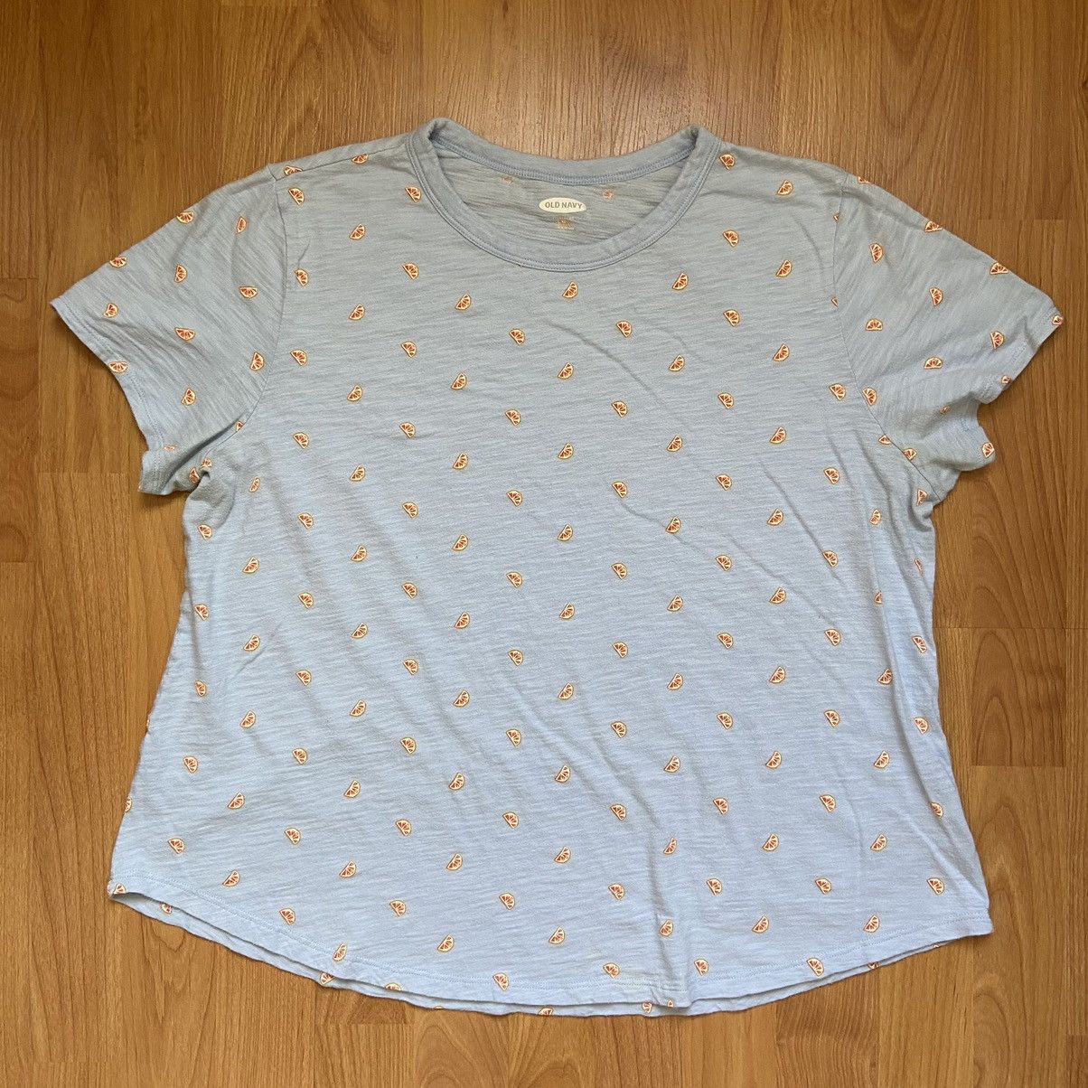 Old Navy Old Navy Women’s All Over Orange Slice Print T-Shirt XL Size XL / US 12-14 / IT 48-50 - 3 Thumbnail