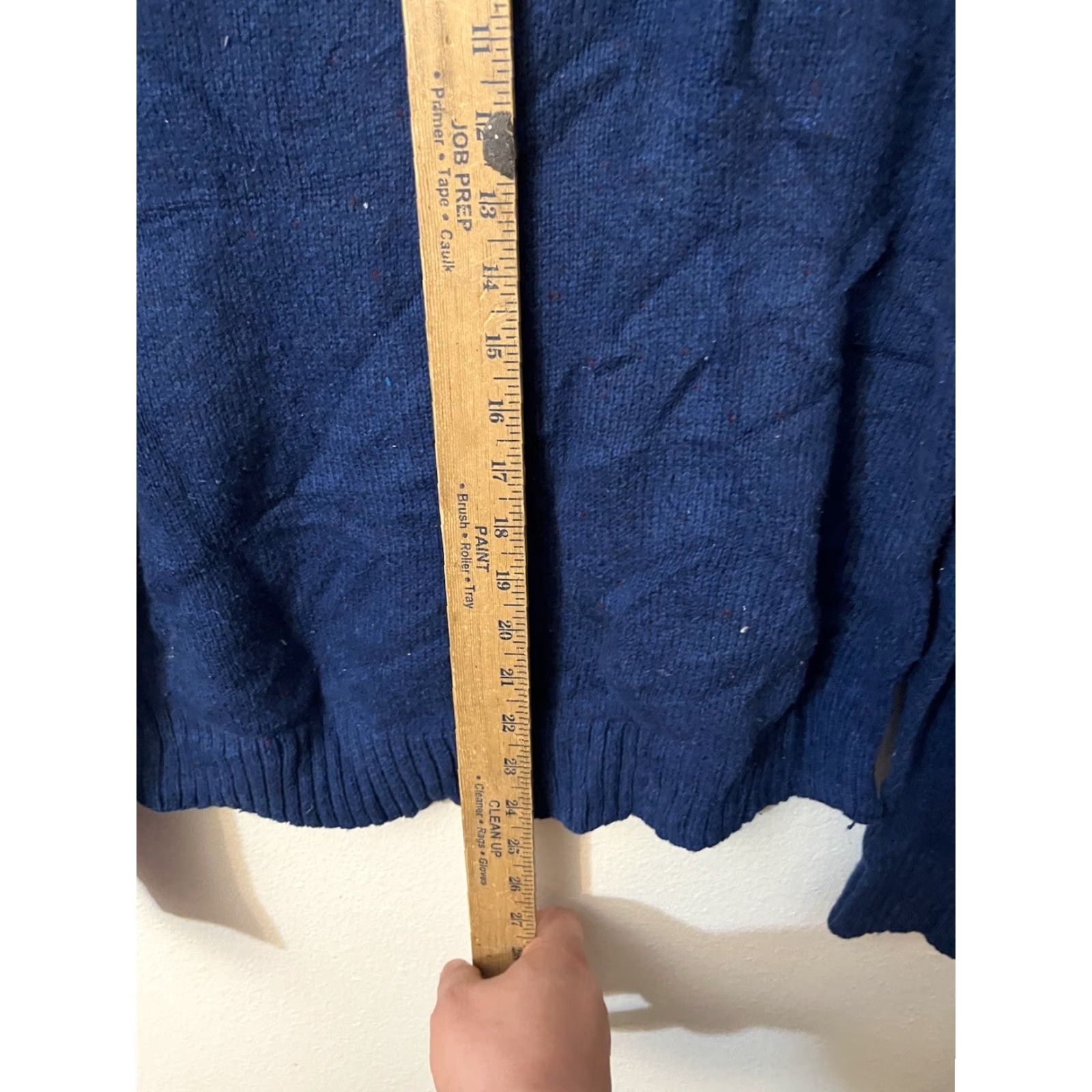 American Eagle Outfitters AMERICAN EAGLE Men’s Blue Crewneck Elbow Patch Sweater Size L Size US L / EU 52-54 / 3 - 5 Thumbnail