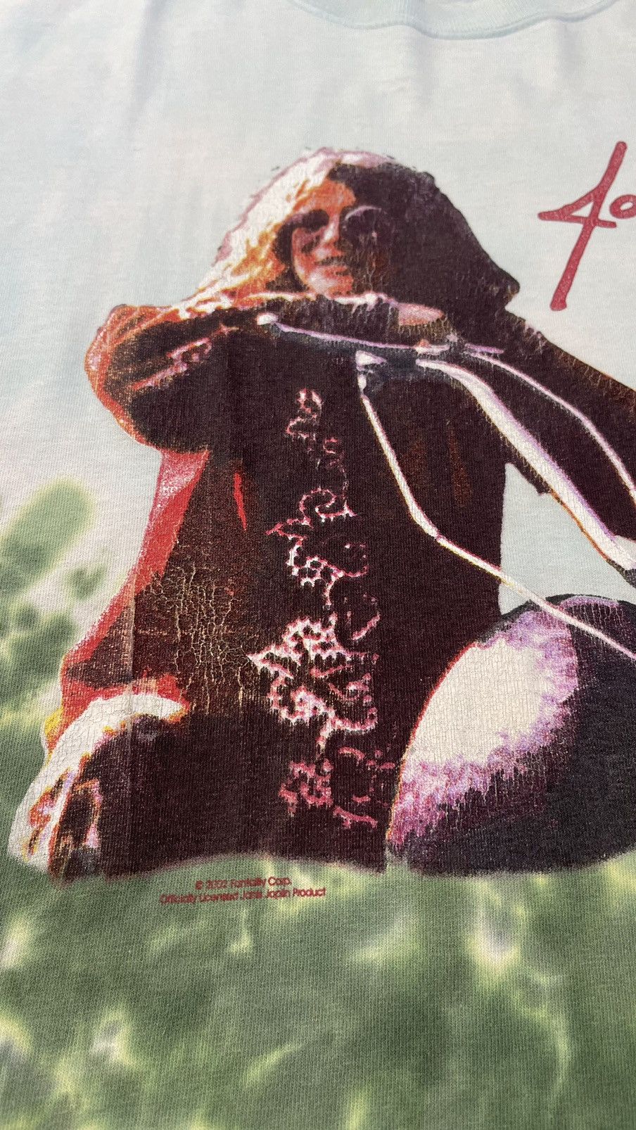 Band Tees × Vintage Vintage 2002 Janis Joplin Tie Dye Sun Dog Shirt Size US XL / EU 56 / 4 - 5 Thumbnail