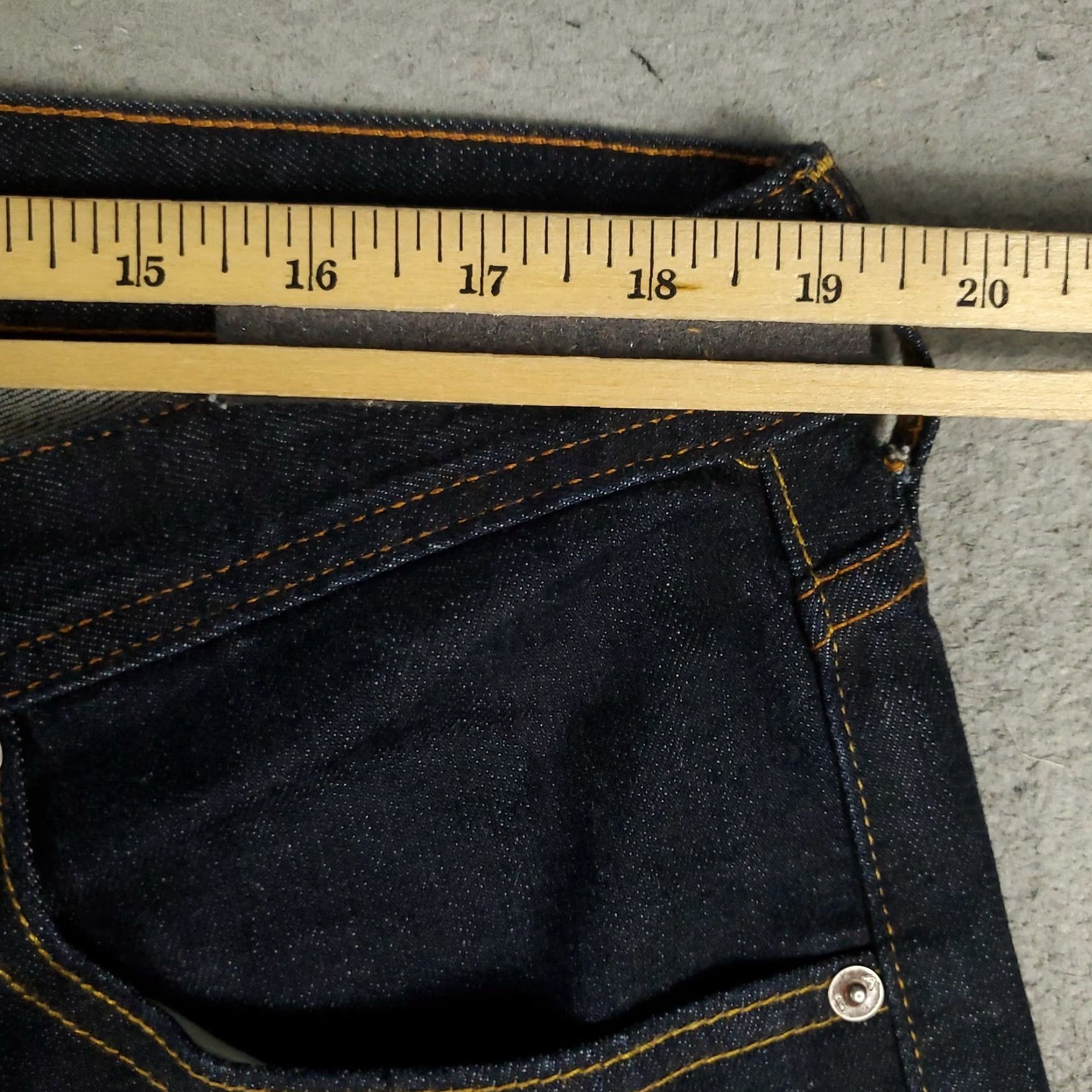 Vintage AG Adriano Goldschmied Jeans Men's 38x28 Blue The Matchbox Slim Straight Leg 5-Pocket Denim Zip Regular Mens Size US 38 / EU 54 - 3 Thumbnail