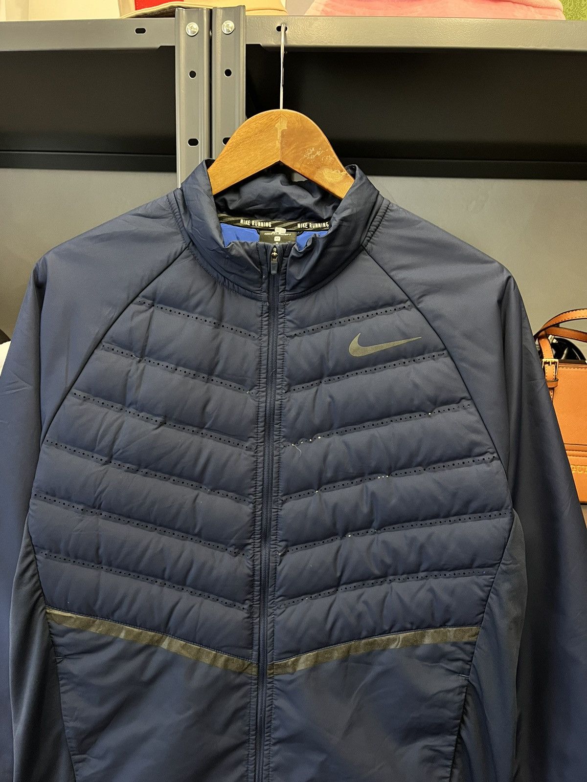 Gyakusou Nike Aeroloft 800 Running Light Jacket Size US M / EU 48-50 / 2 - 2 Thumbnail